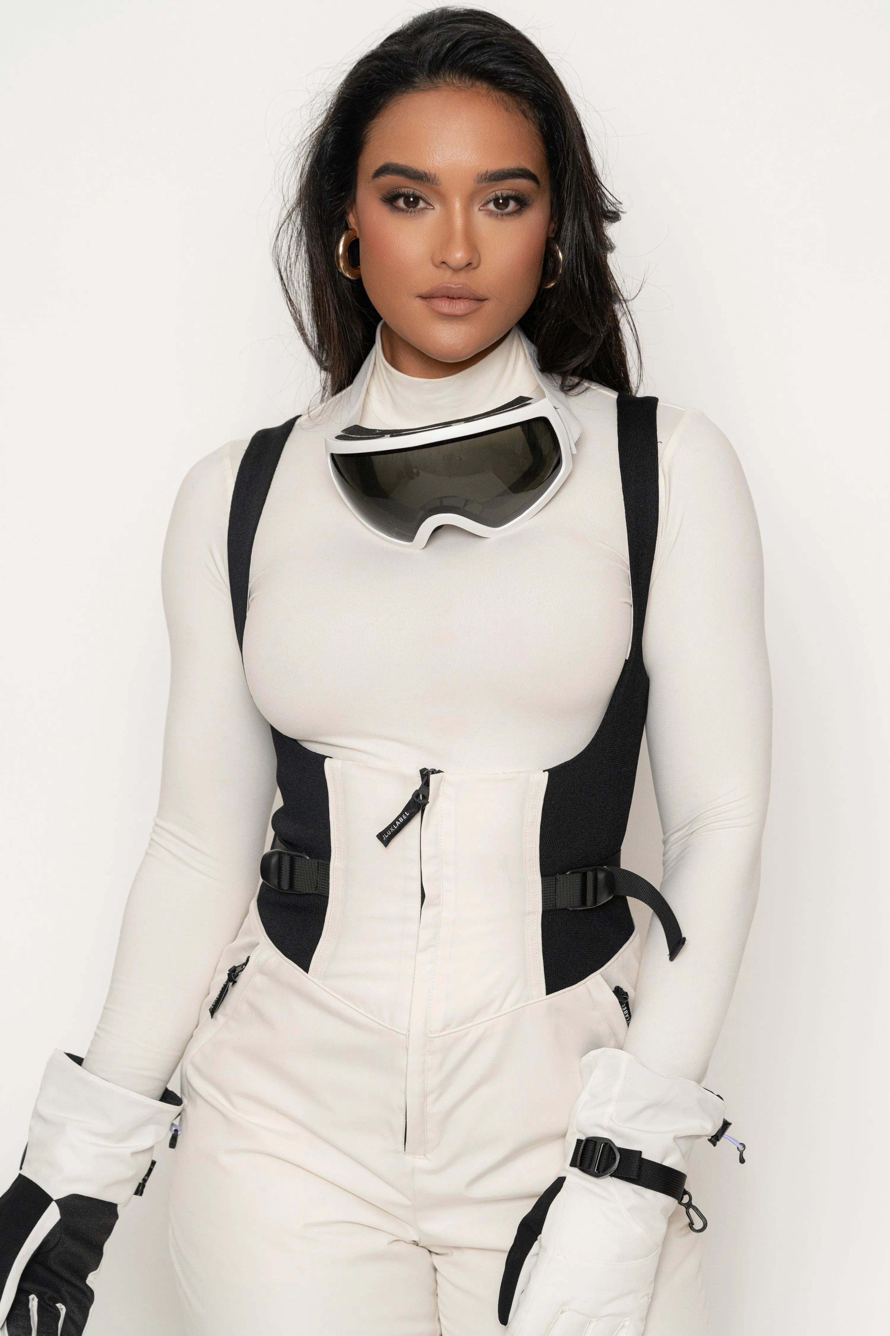 Ivory/Black Highland Jumpsuit sold by JLUXLABEL product image thumbnail 3