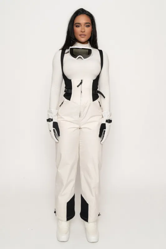 Ivory/Black Highland Jumpsuit sold by JLUXLABEL