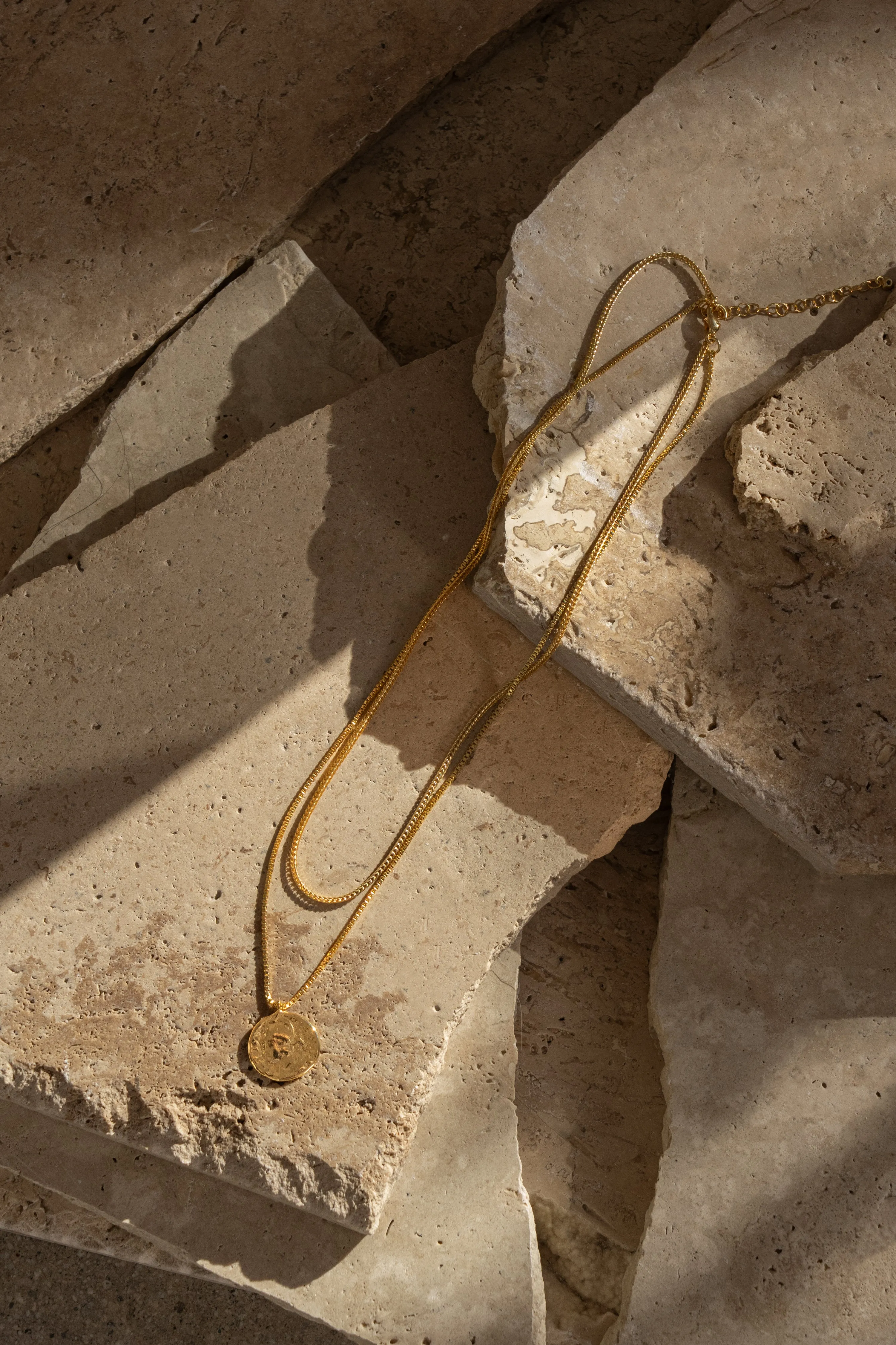 Gold Layered Pendant Necklace sold by JLUXLABEL product image thumbnail 2