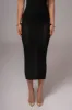 Black Jasmina Knit Skirt sold by JLUXLABEL
