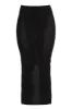 Black Jasmina Knit Skirt sold by JLUXLABEL