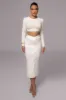 Milk Merine Knit Midi Skirt sold by JLUXLABEL