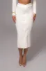 Milk Merine Knit Midi Skirt sold by JLUXLABEL