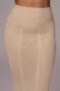 Taupe Jasmina Knit Skirt sold by JLUXLABEL