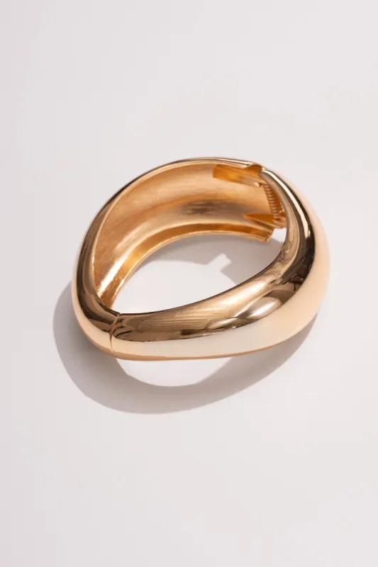 Gold Esme Hinge Bracelet sold by JLUXLABEL