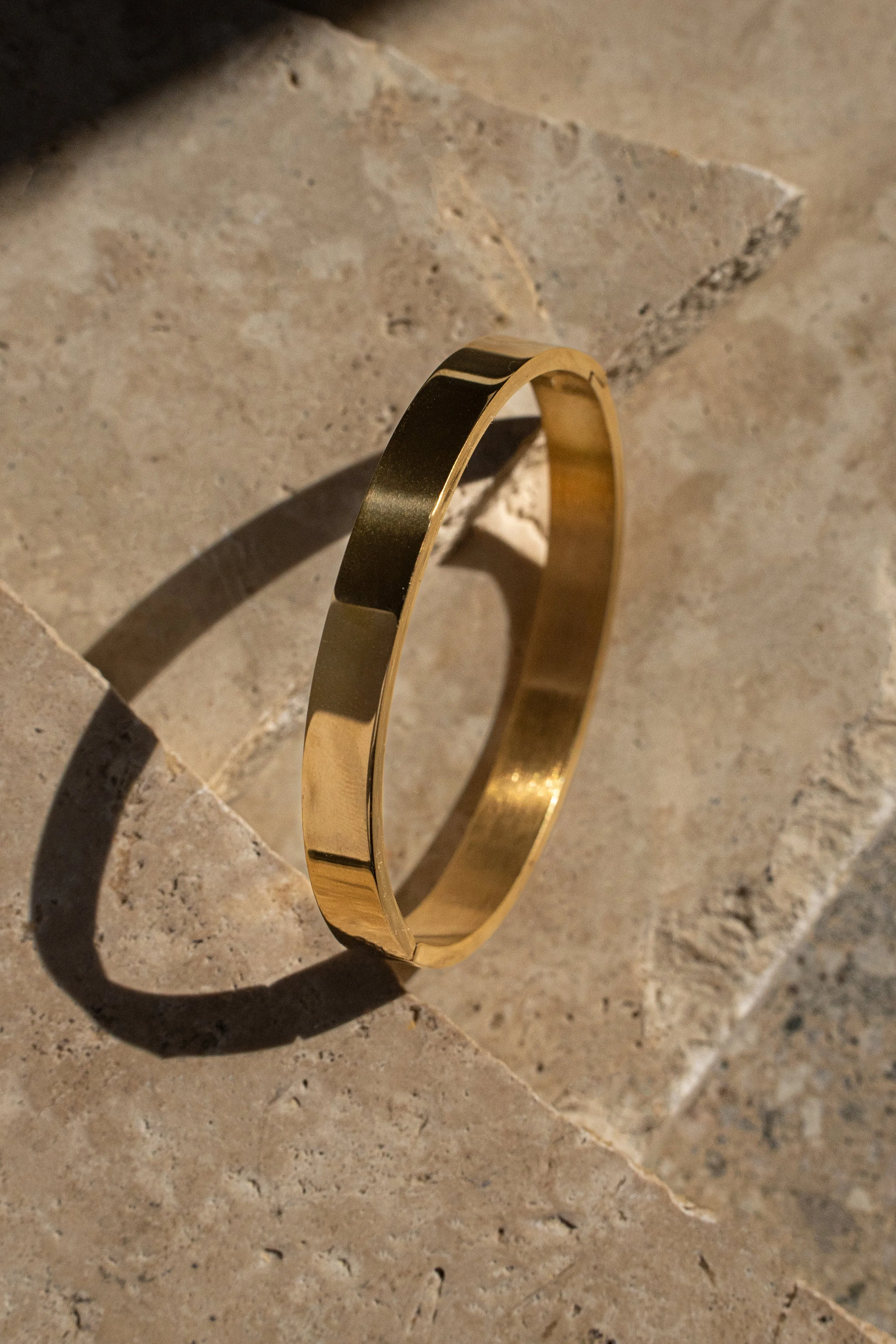 Gold Miriam Hinge Bracelet sold by JLUXLABEL