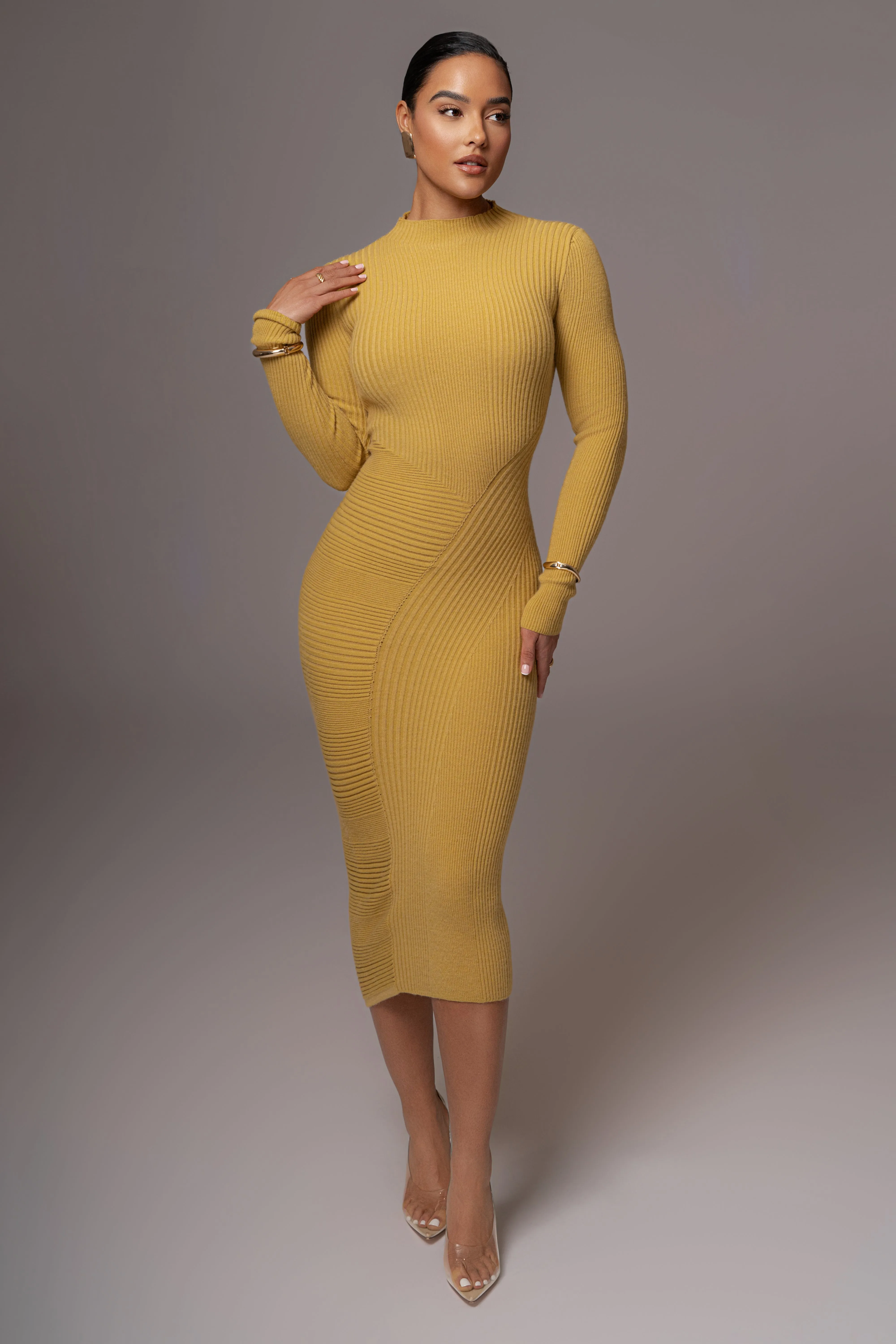 Lime Eliz Midi Dress sold by JLUXLABEL product image thumbnail 3