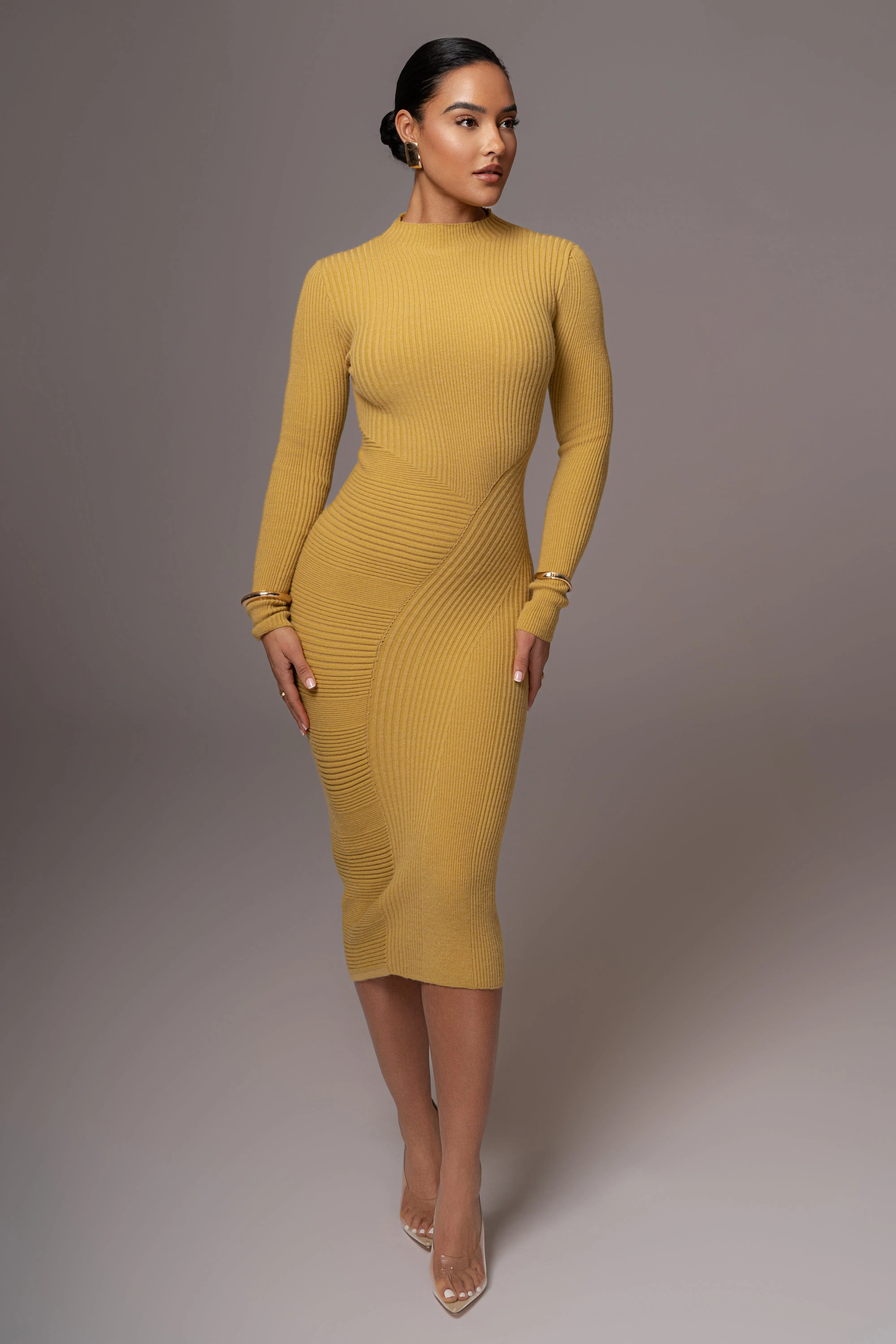 Lime Eliz Midi Dress sold by JLUXLABEL product image thumbnail 5