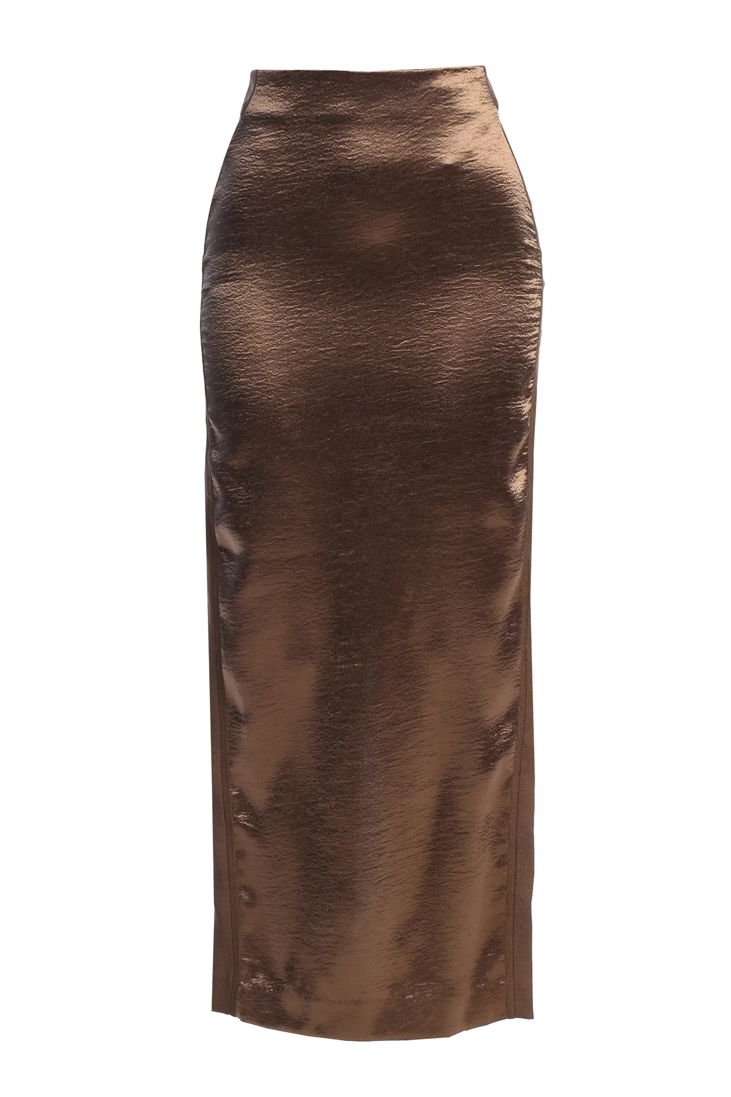 Chocolate Nora Satin Maxi Skirt sold by JLUXLABEL product image thumbnail 2