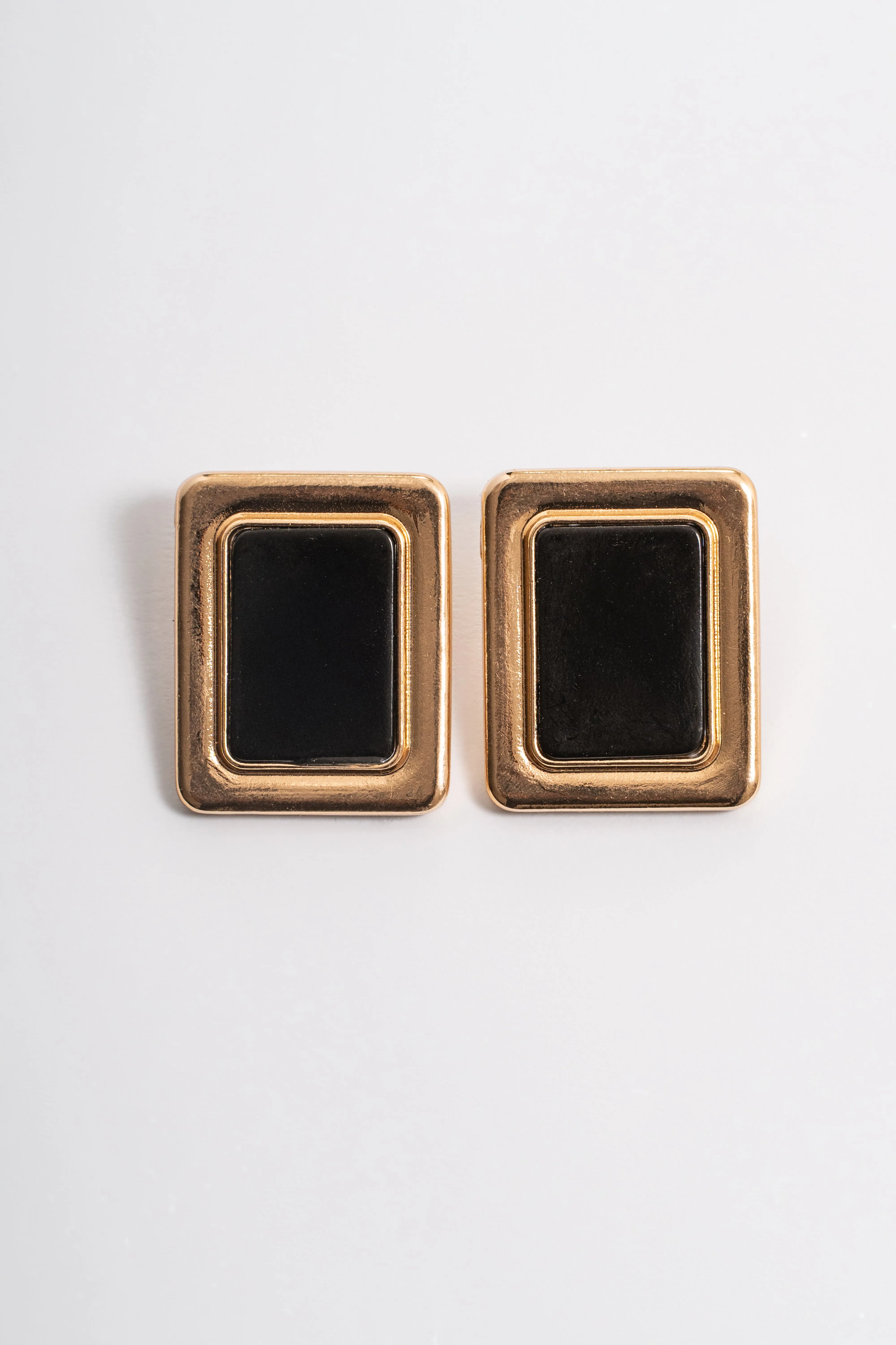 Black Heritage Squared Earrings sold by JLUXLABEL product image thumbnail 2