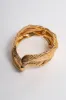 Gold Leaf Hinge Bracelet sold by JLUXLABEL