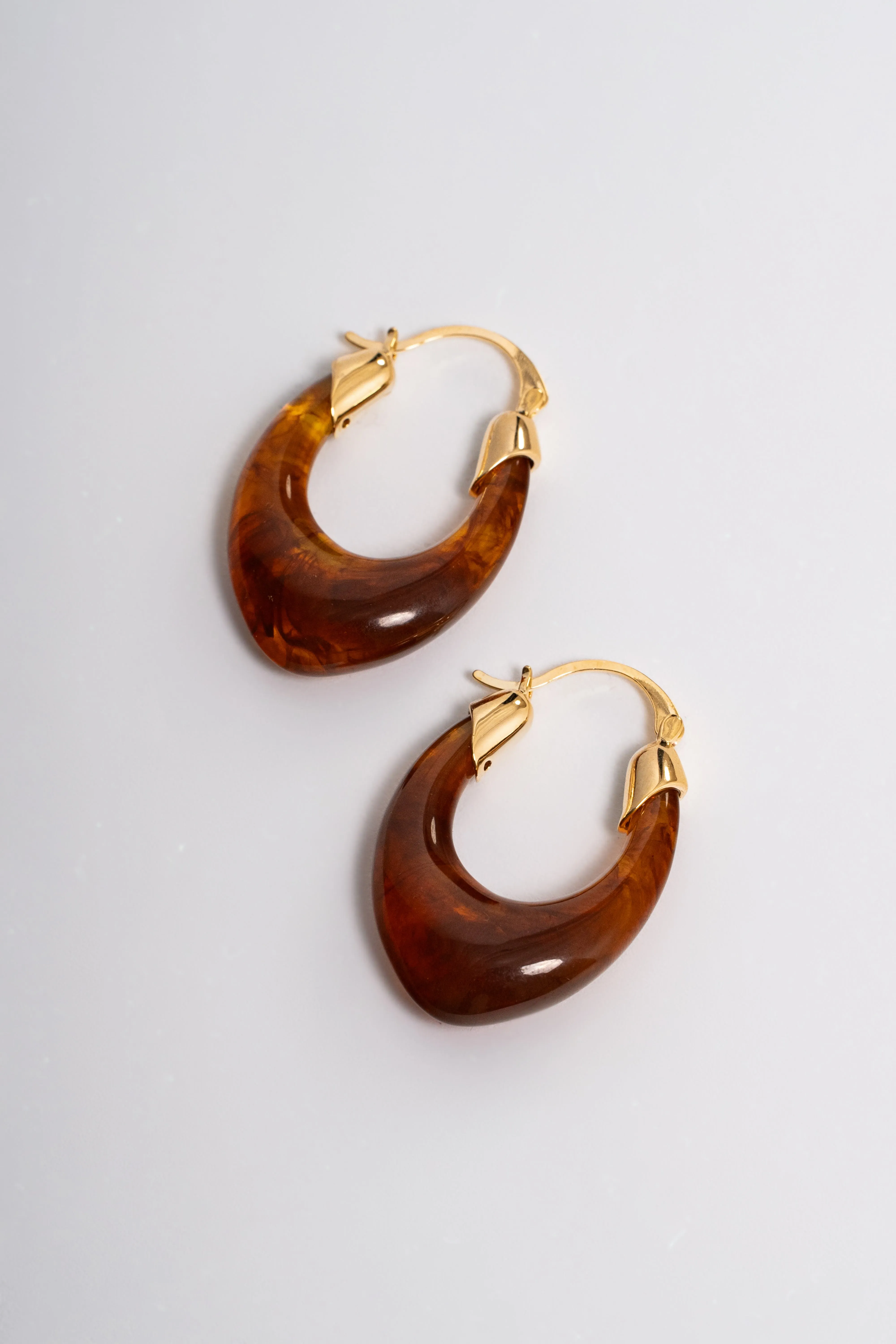 Brown Cielo Marble Earrings sold by JLUXLABEL product image thumbnail 2