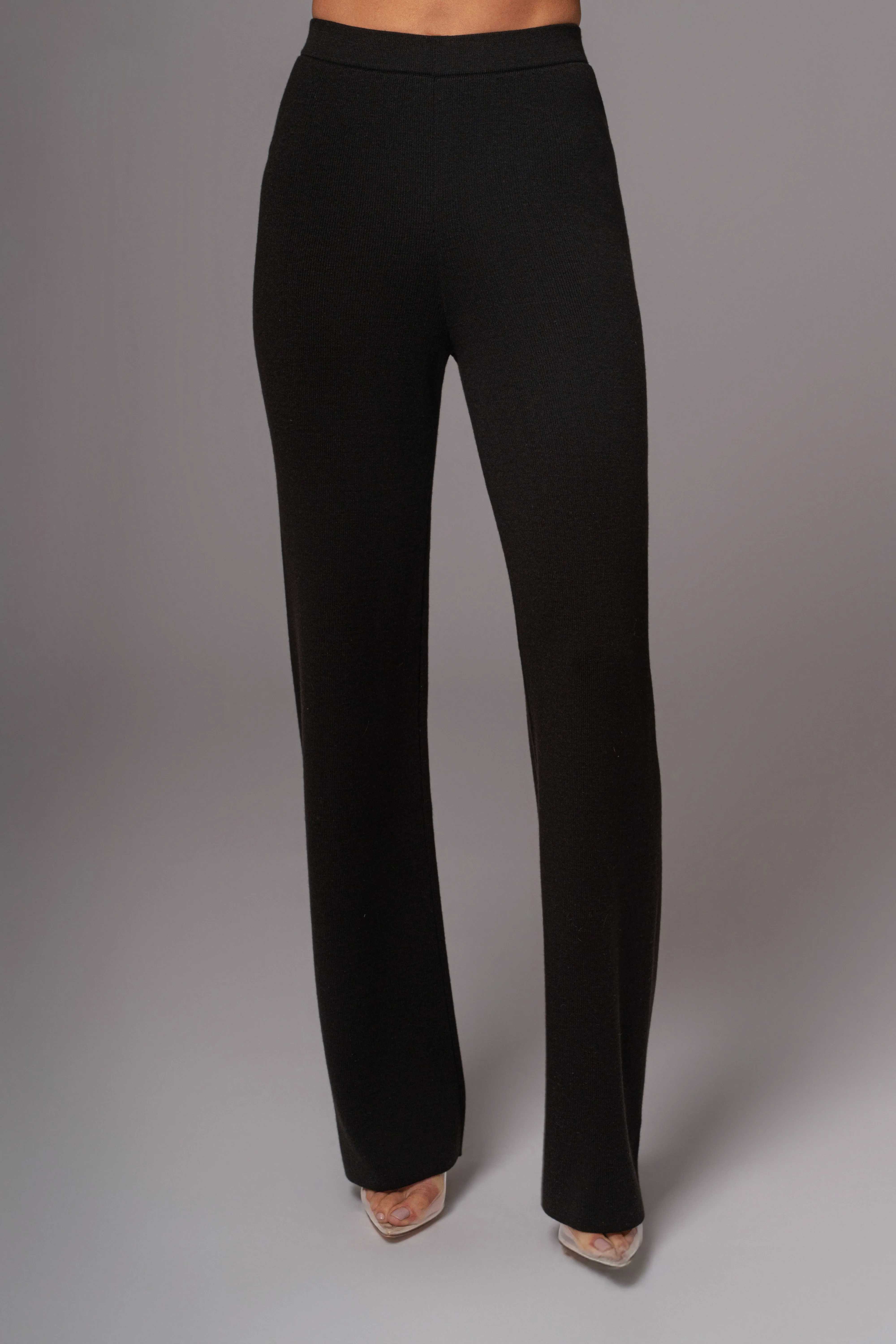 Black Alani Knit Pants sold by JLUXLABEL product image thumbnail 2