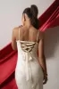 Ivory Midnight Magic Midi Dress sold by JLUXLABEL