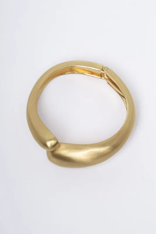 Gold Dolce Hinge Bracelet sold by JLUXLABEL