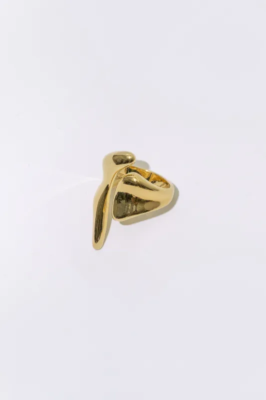 Gold Ariana Ring sold by JLUXLABEL