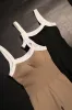 Beige/White Core Ribbed Jumpsuit sold by JLUXLABEL