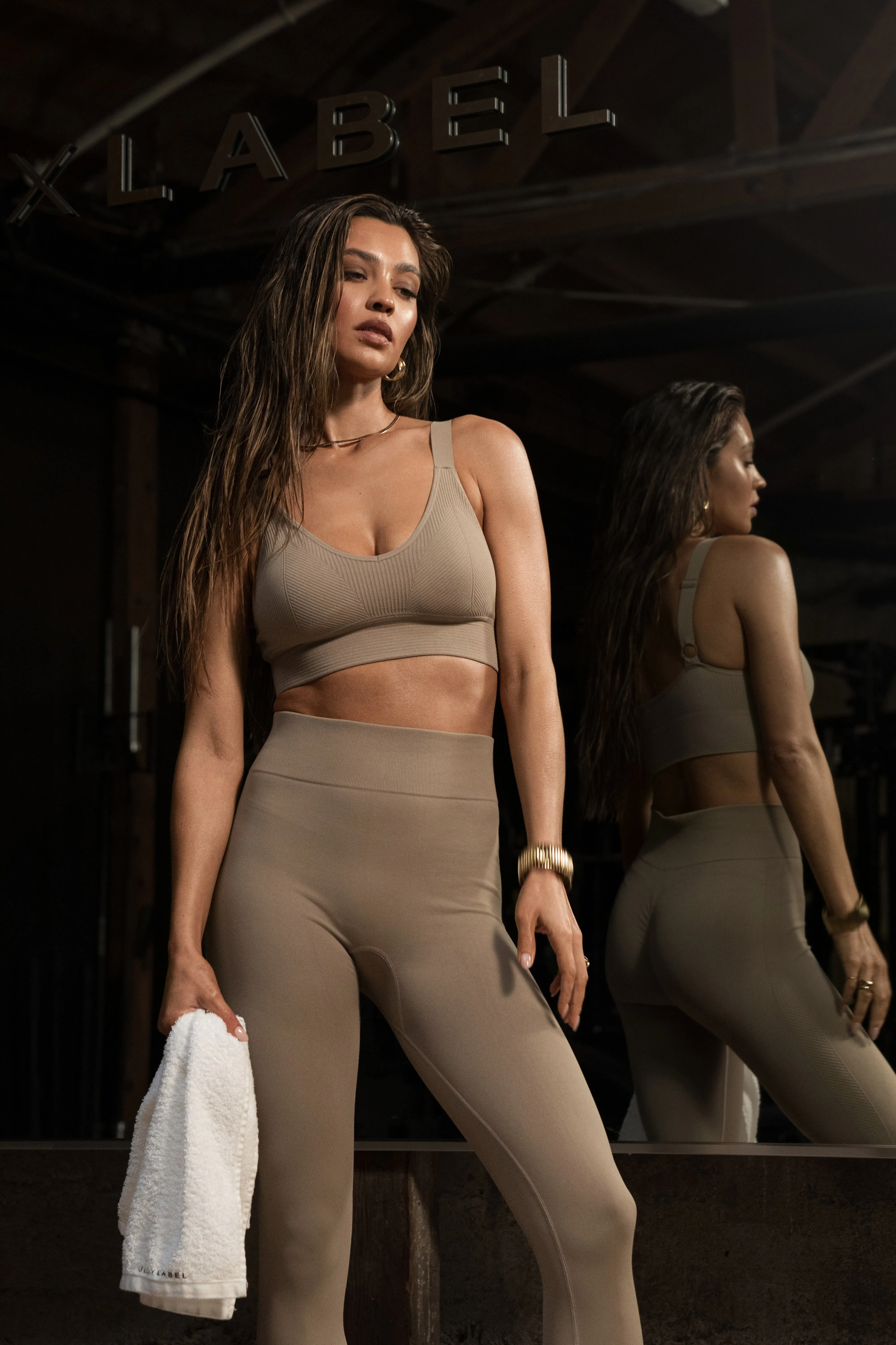 Beige New Flow Active Top sold by JLUXLABEL product image thumbnail 4