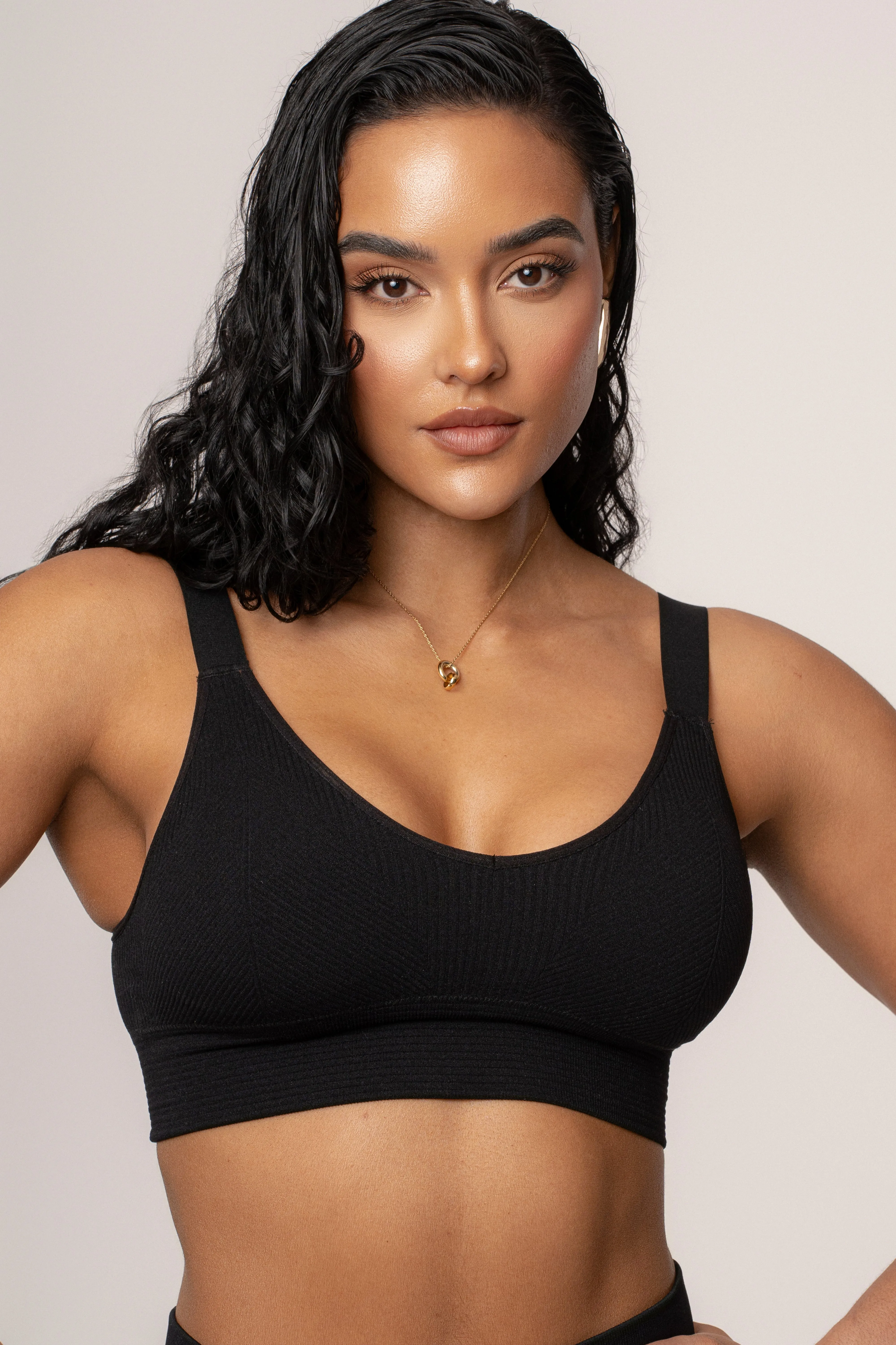 Black New Flow Active Top sold by JLUXLABEL product image thumbnail 4