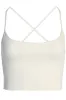 White Active Crop Top sold by JLUXLABEL