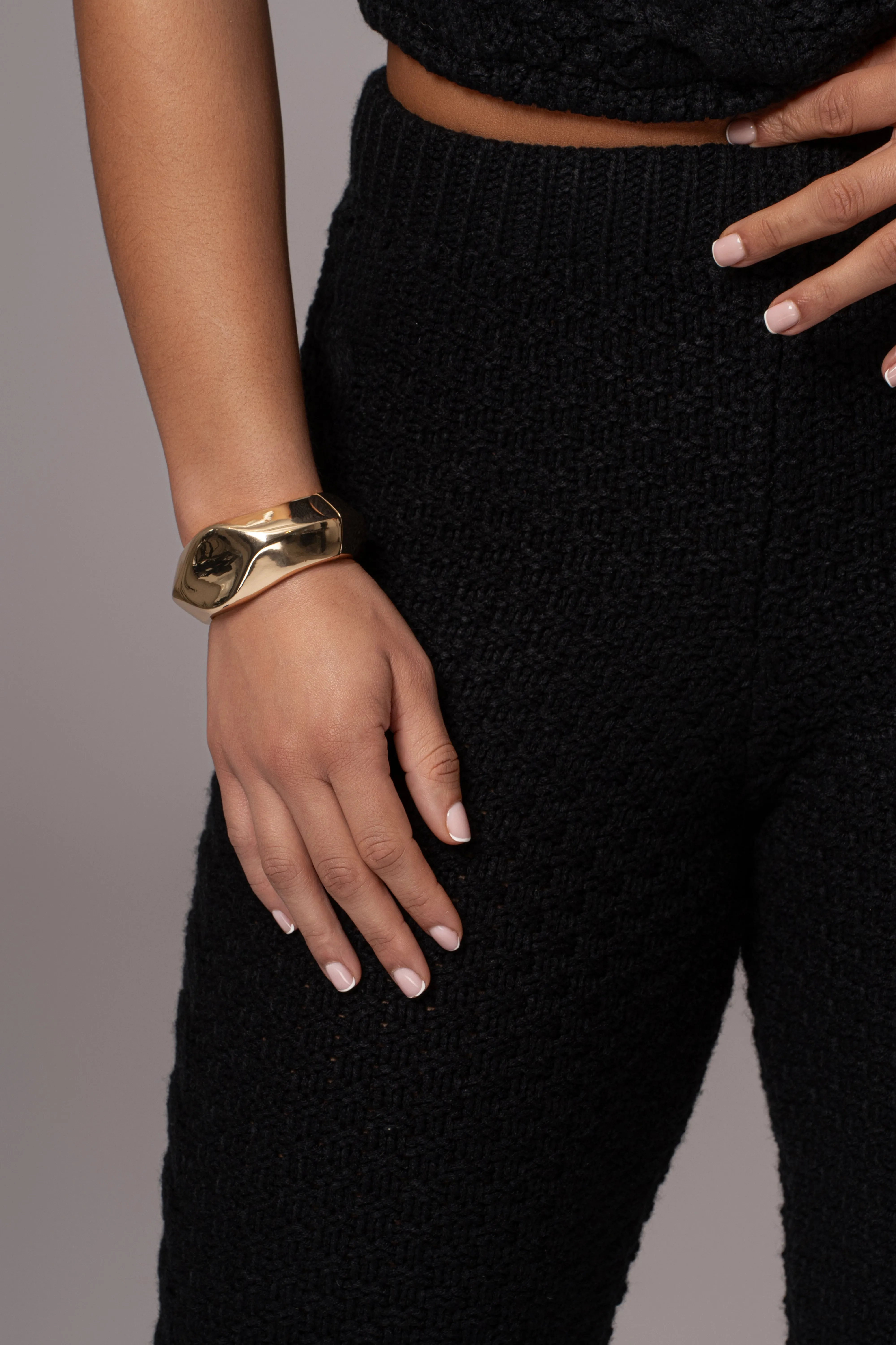 Gold Nyra Hinge Bracelet sold by JLUXLABEL product image thumbnail 2