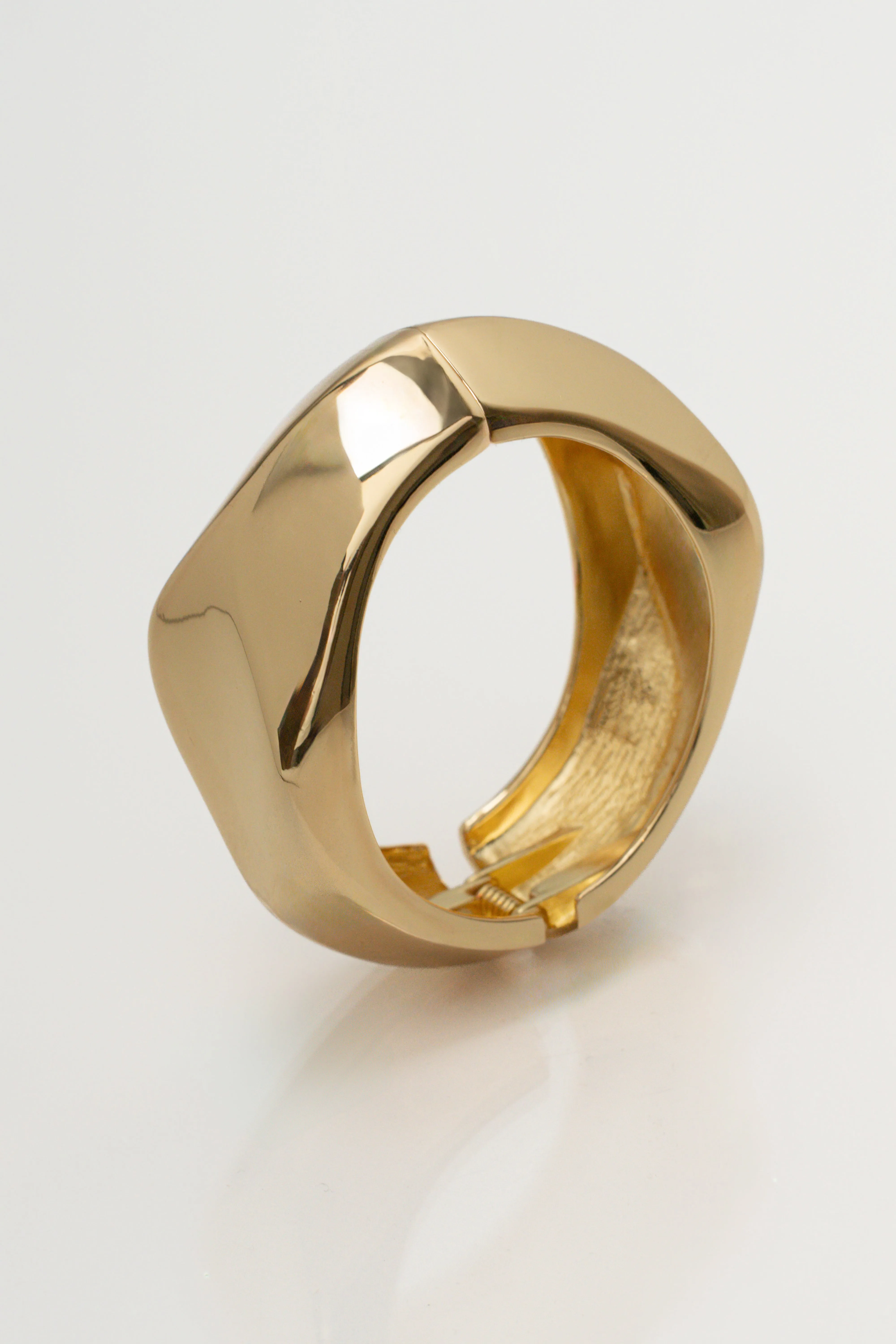Gold Nyra Hinge Bracelet sold by JLUXLABEL