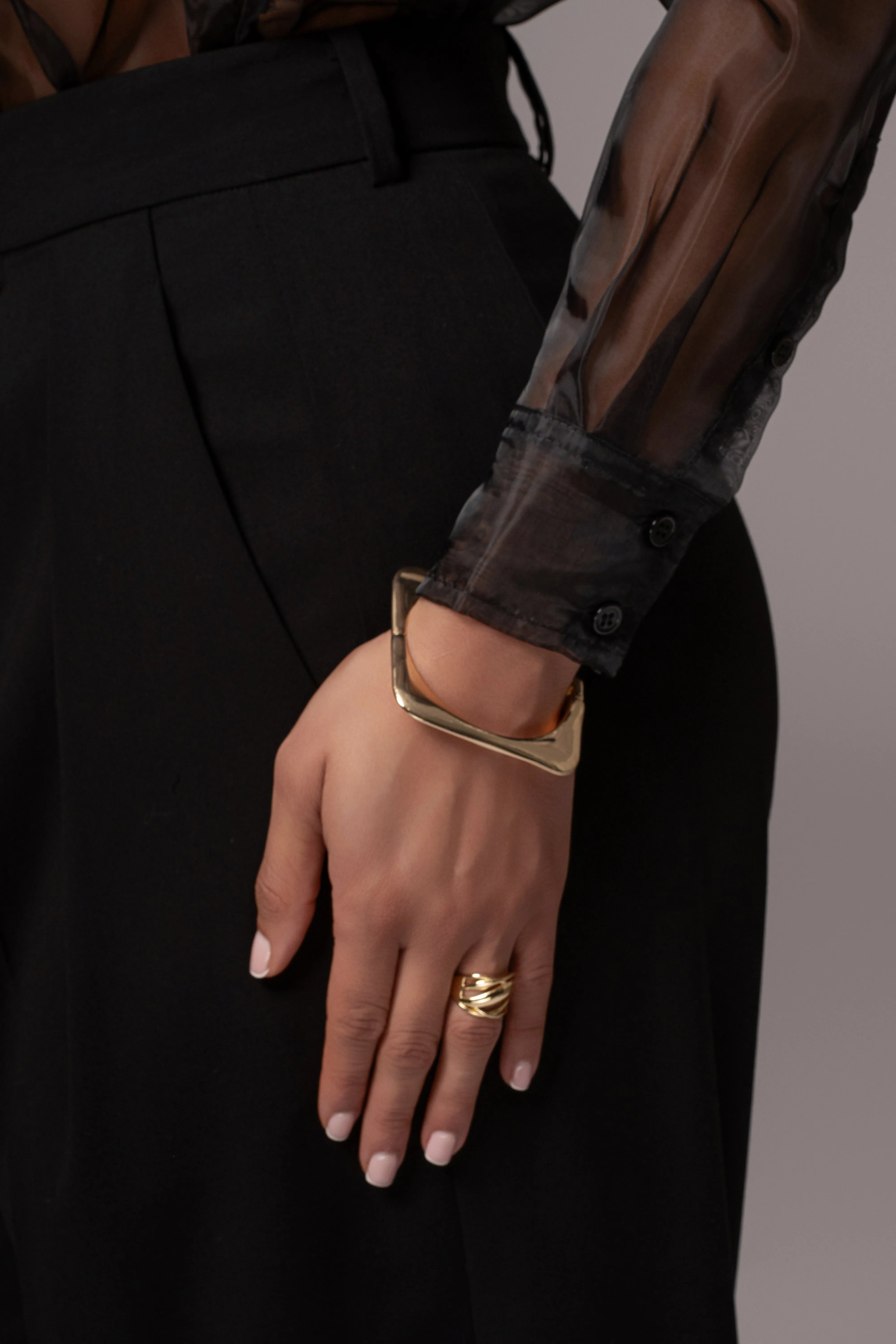 Gold Ciel Hinge Bracelet sold by JLUXLABEL product image thumbnail 3