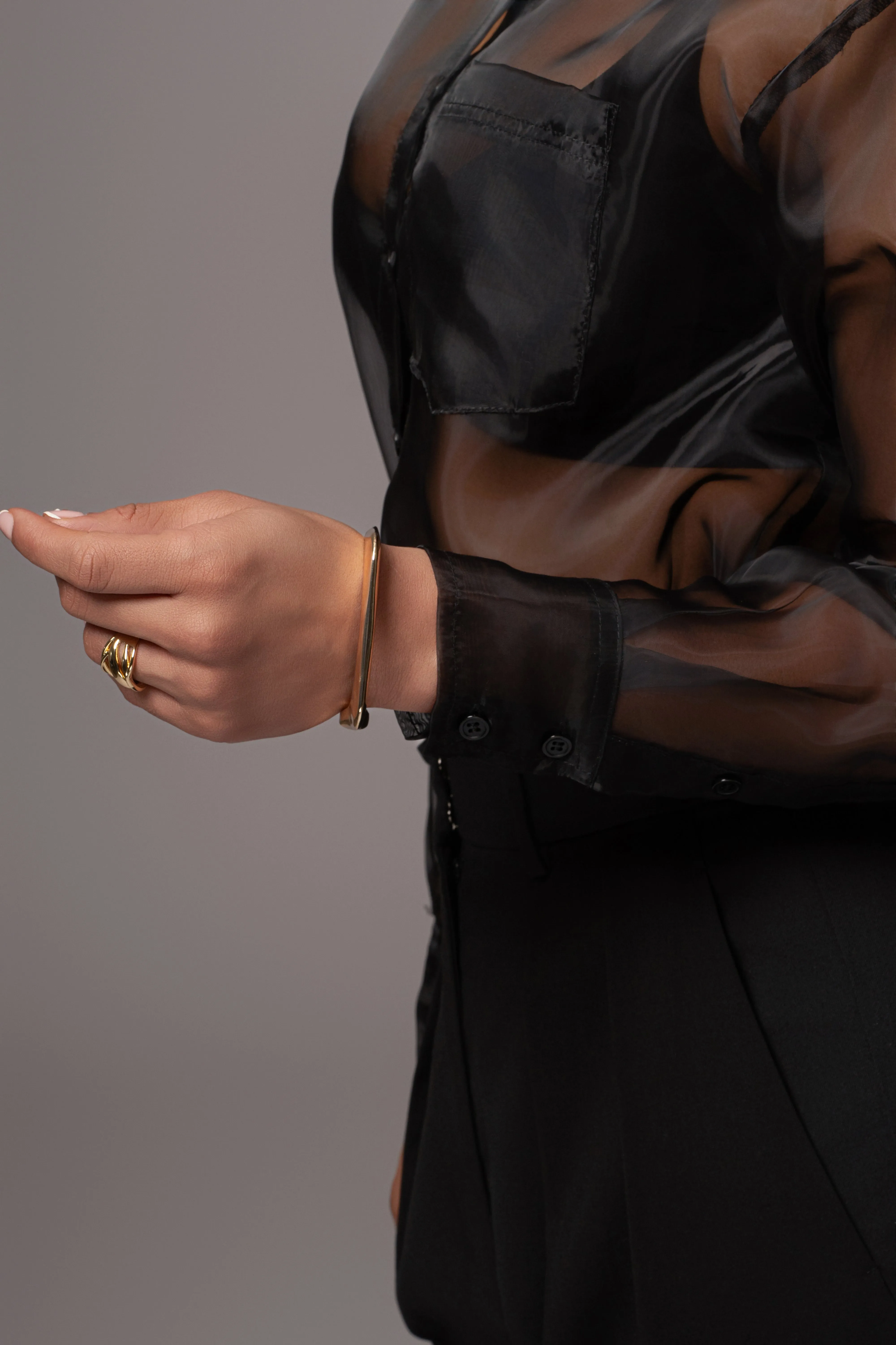 Gold Ciel Hinge Bracelet sold by JLUXLABEL product image thumbnail 5