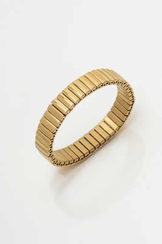 Gold Iris Elastic Bracelet sold by JLUXLABEL