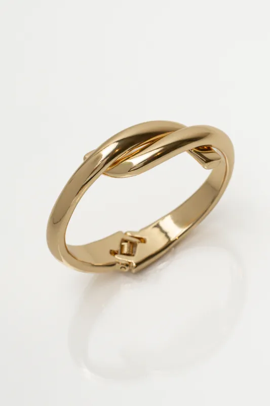 Gold Gleam & Grace Hinge Bracelet sold by JLUXLABEL