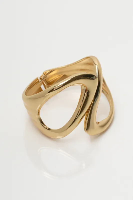 Gold Evergold Hinge Bracelet sold by JLUXLABEL