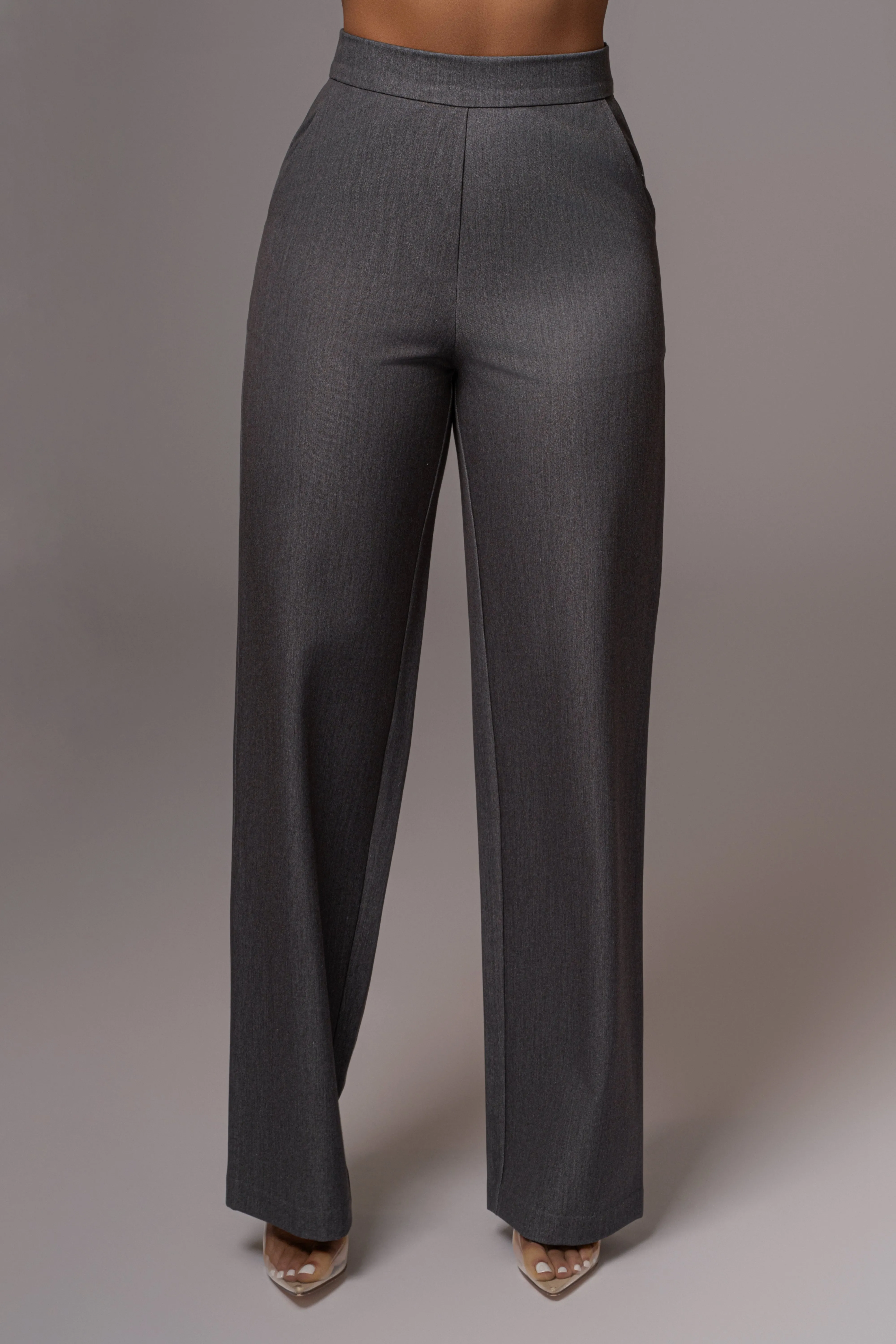 Grey Status Belted Pants sold by JLUXLABEL product image thumbnail 3