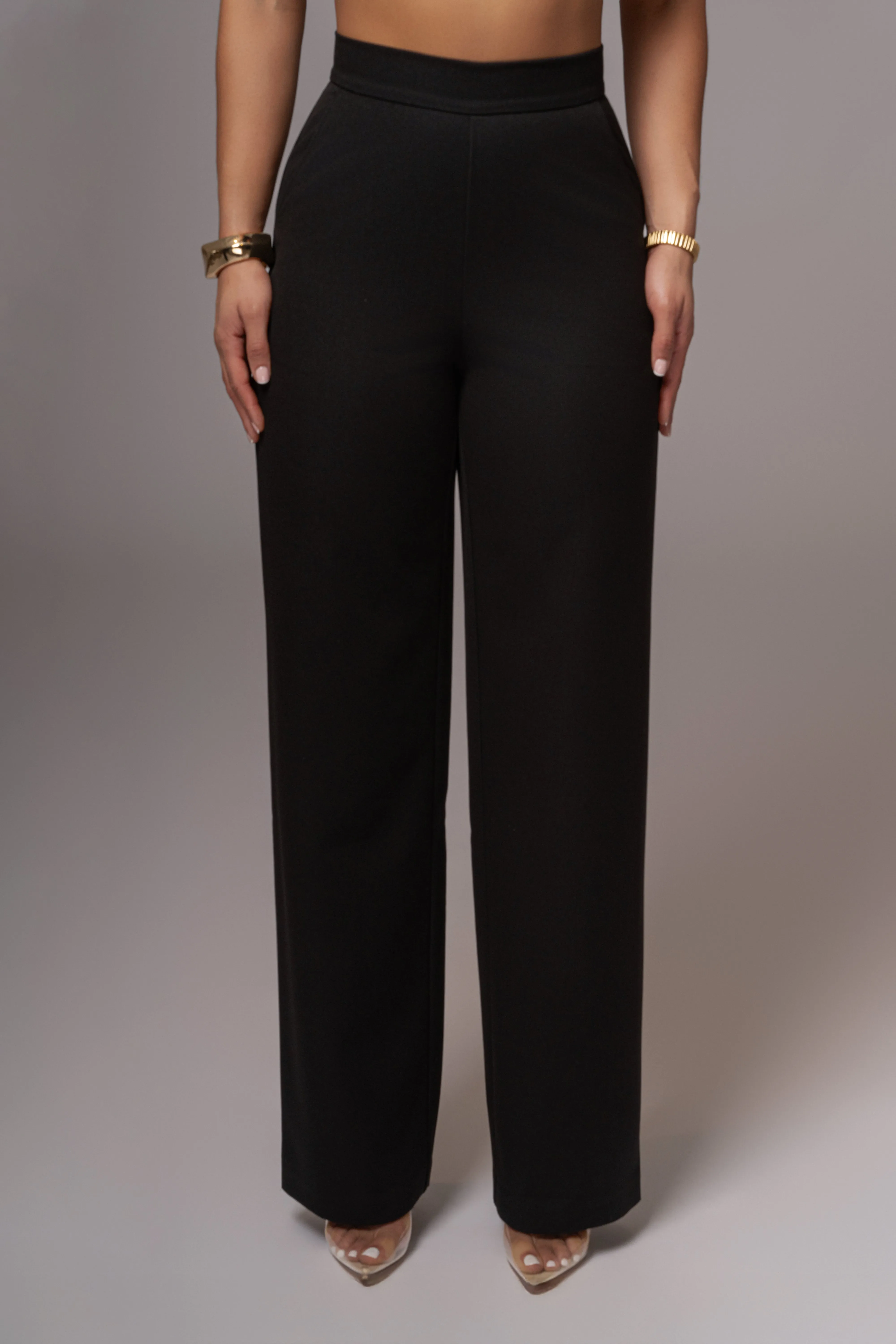 Black Status Belted Pants sold by JLUXLABEL product image thumbnail 5