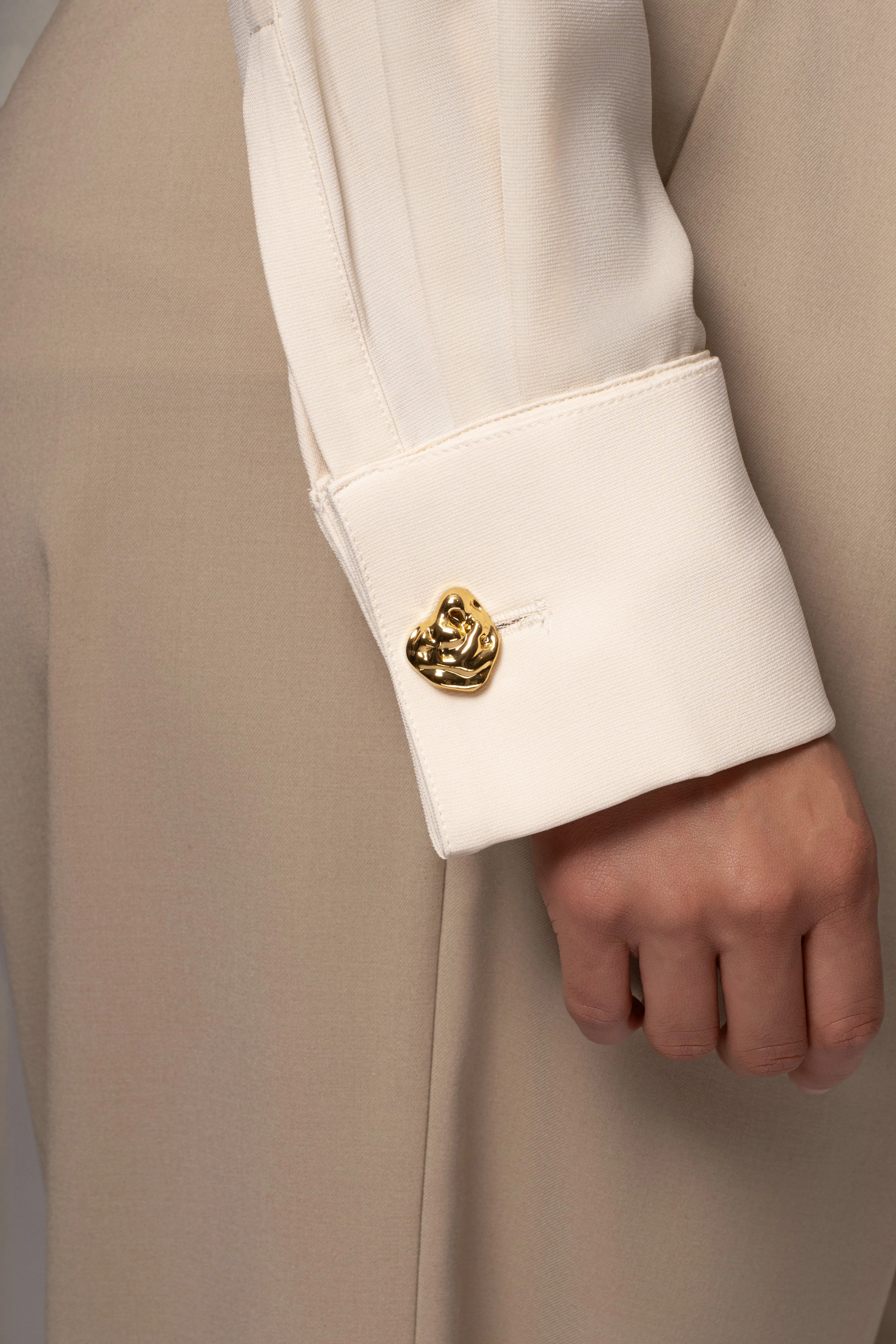 Buttercream Stella Button Up Shirt sold by JLUXLABEL product image thumbnail 3