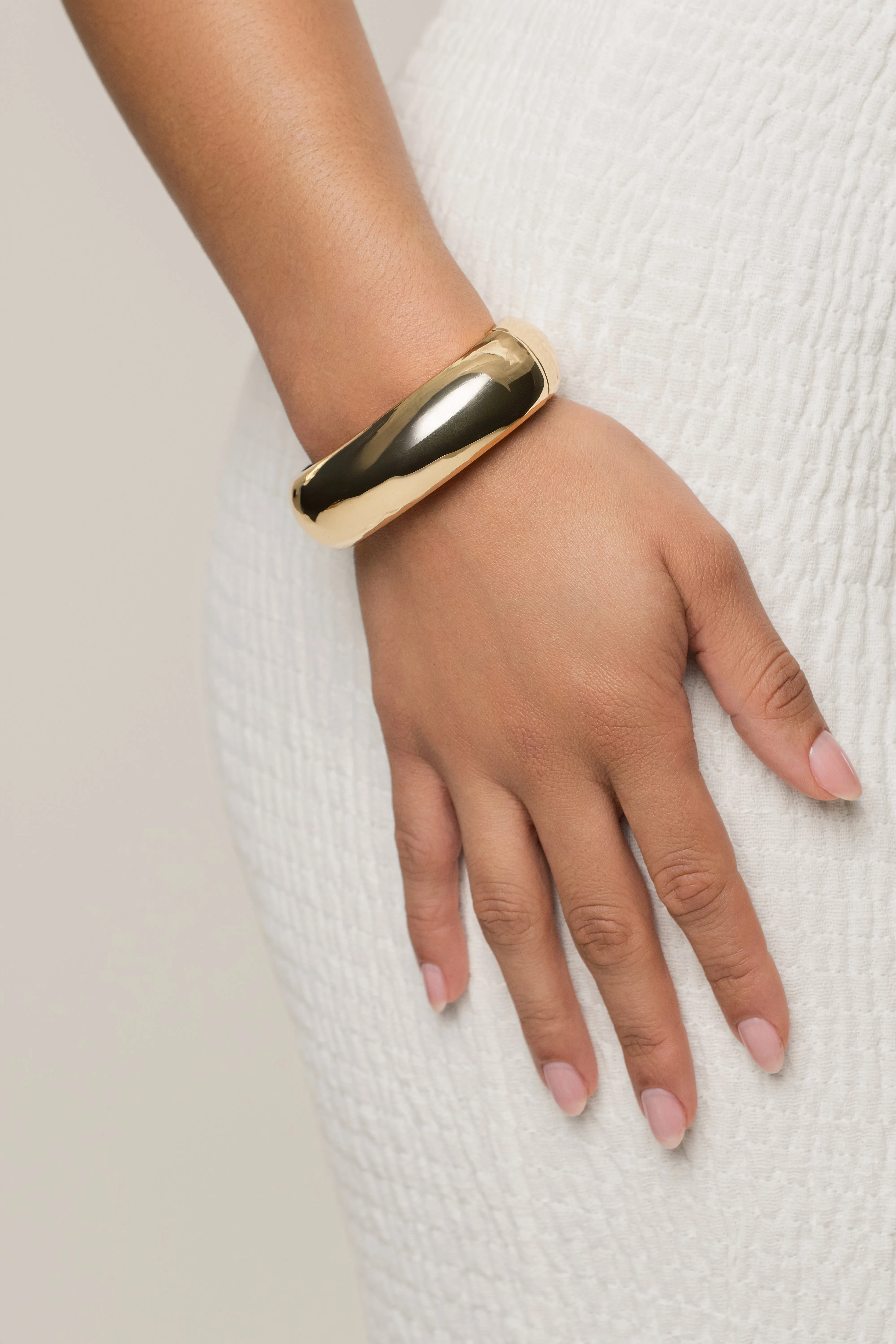 Gold Brina Hinge Bracelet sold by JLUXLABEL product image thumbnail 2