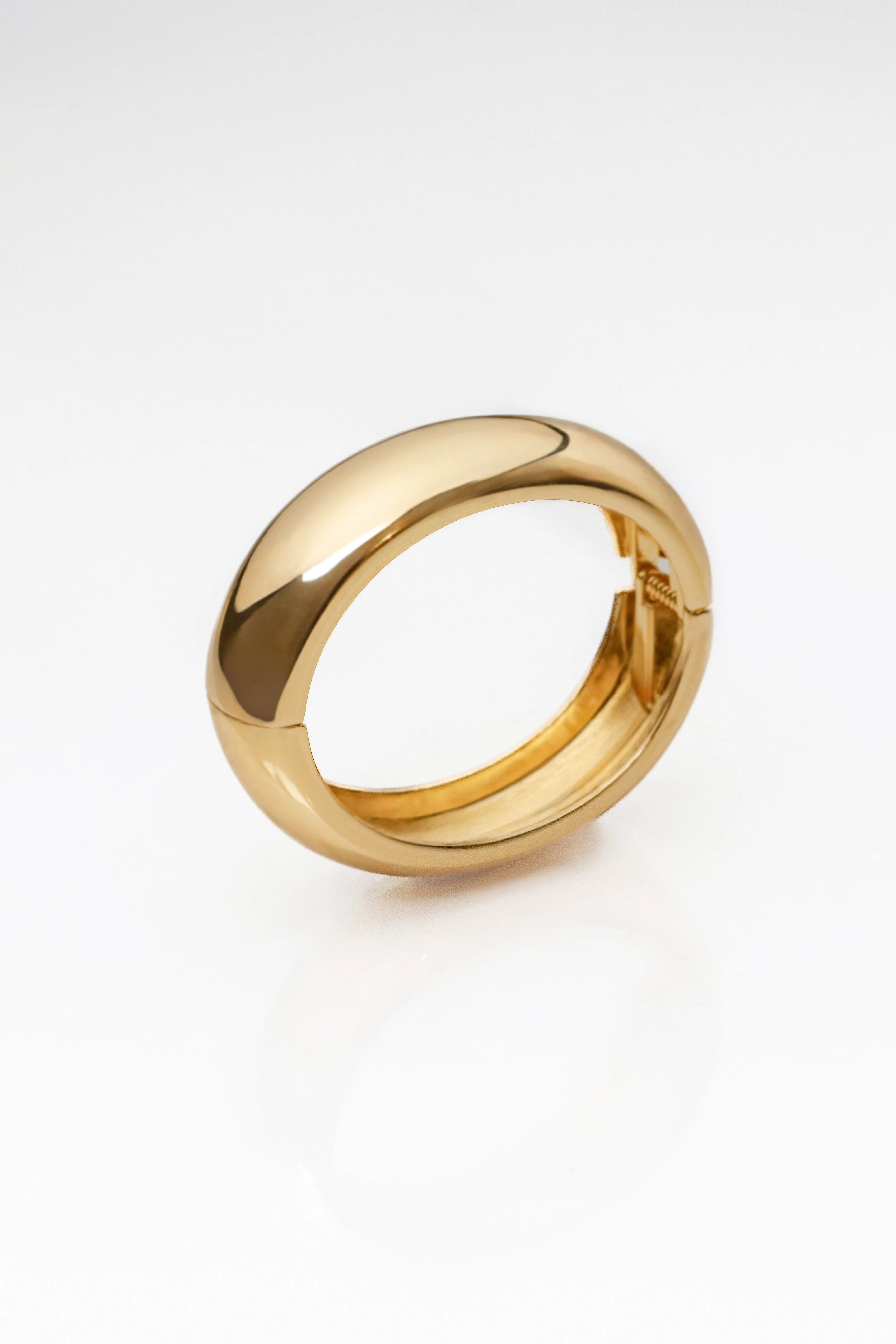 Gold Brina Hinge Bracelet sold by JLUXLABEL