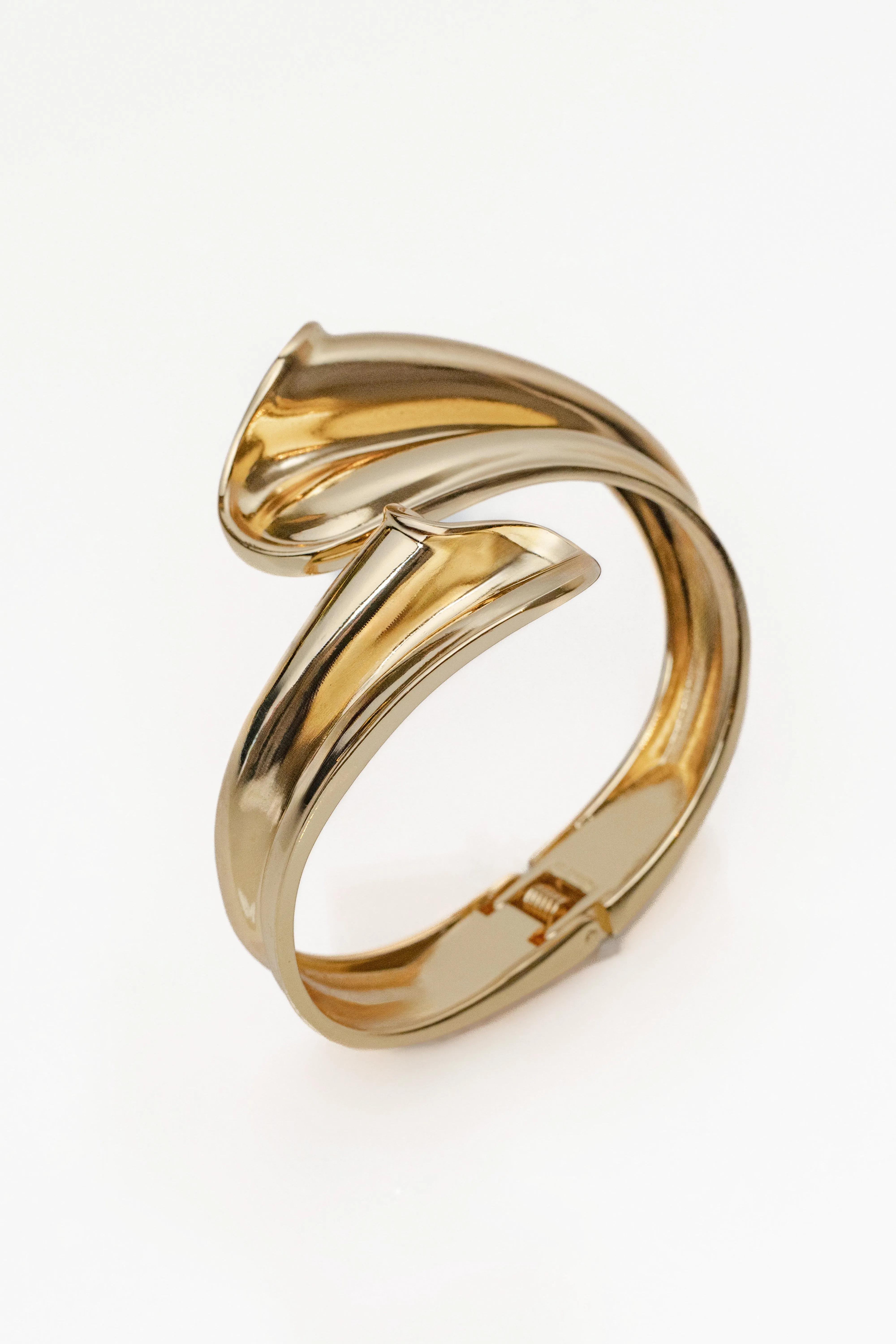 Gold Lavo Hinge Bracelet sold by JLUXLABEL