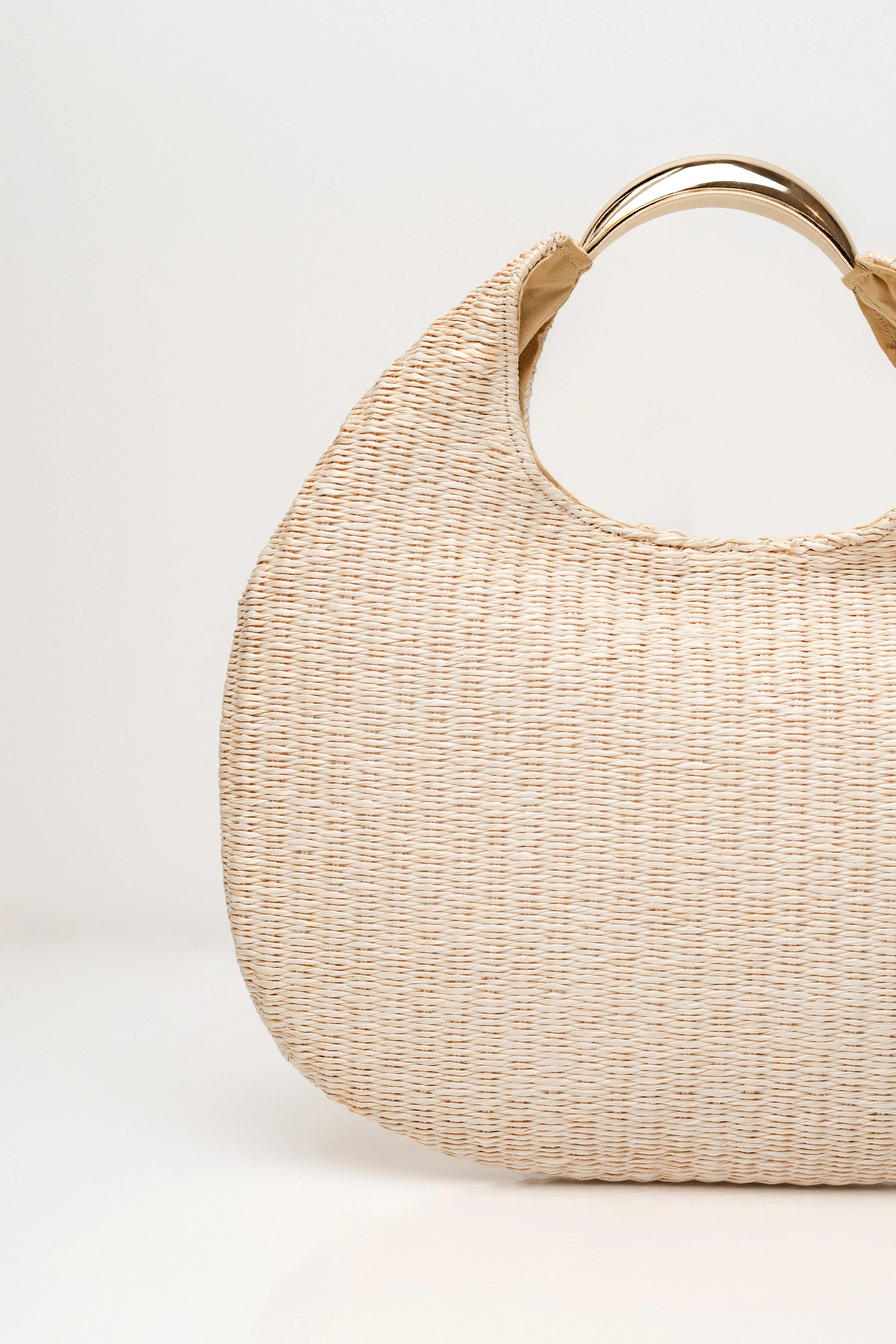 Cream Maris Straw Handbag sold by JLUXLABEL product image thumbnail 5