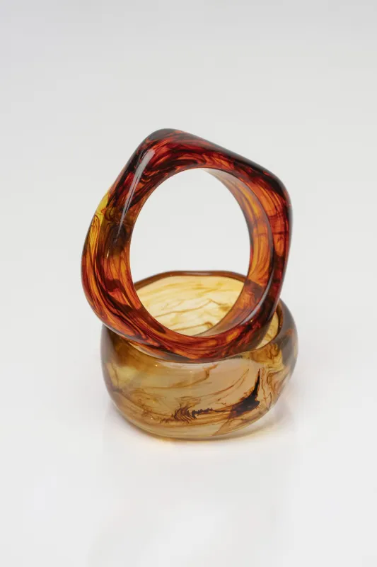 Amber Warm Sunsets Bracelet Set sold by JLUXLABEL