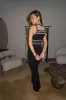 Black Jianna Striped Maxi Dress sold by JLUXLABEL