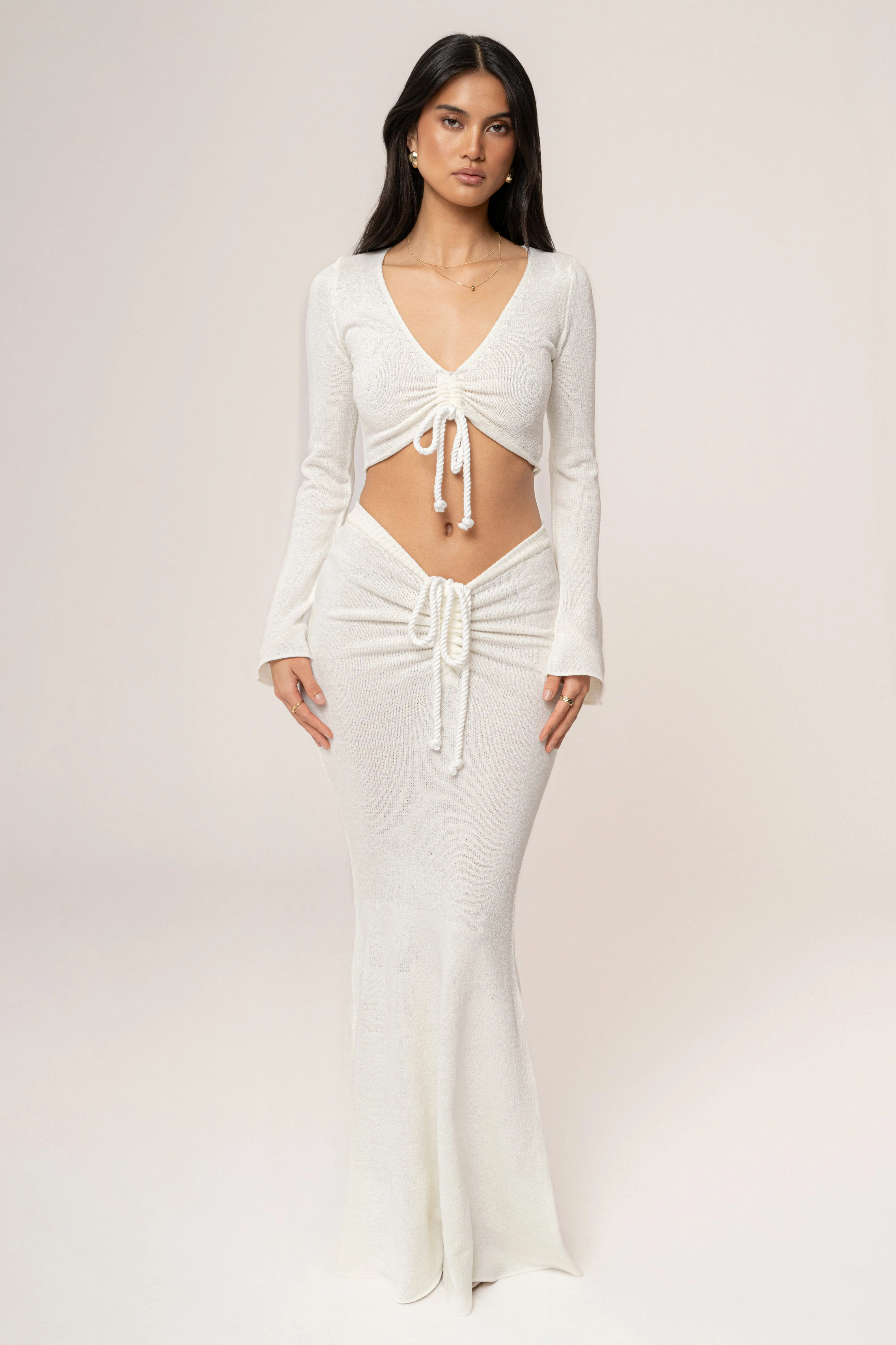 Ivory Resort Two-Piece Skirt Set sold by JLUXLABEL