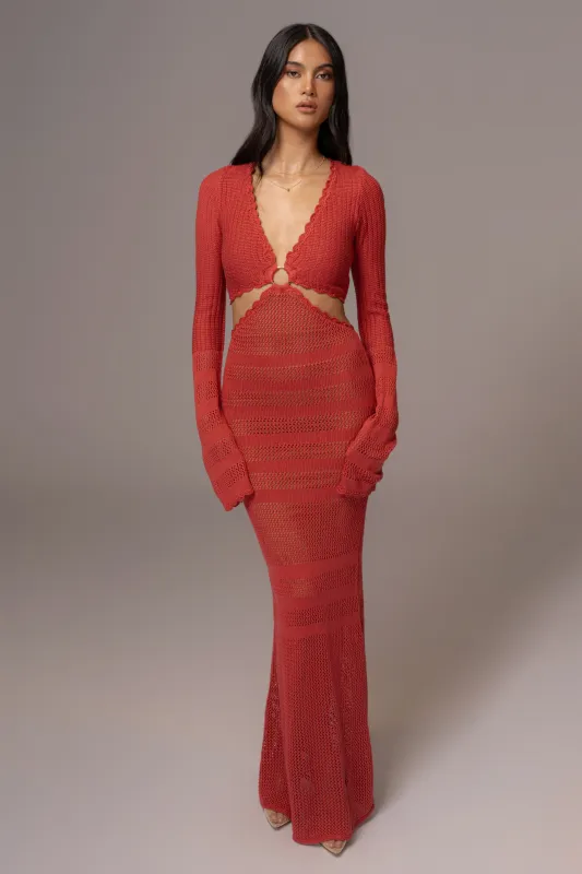 Berry Blossom Haven Maxi Dress sold by JLUXLABEL