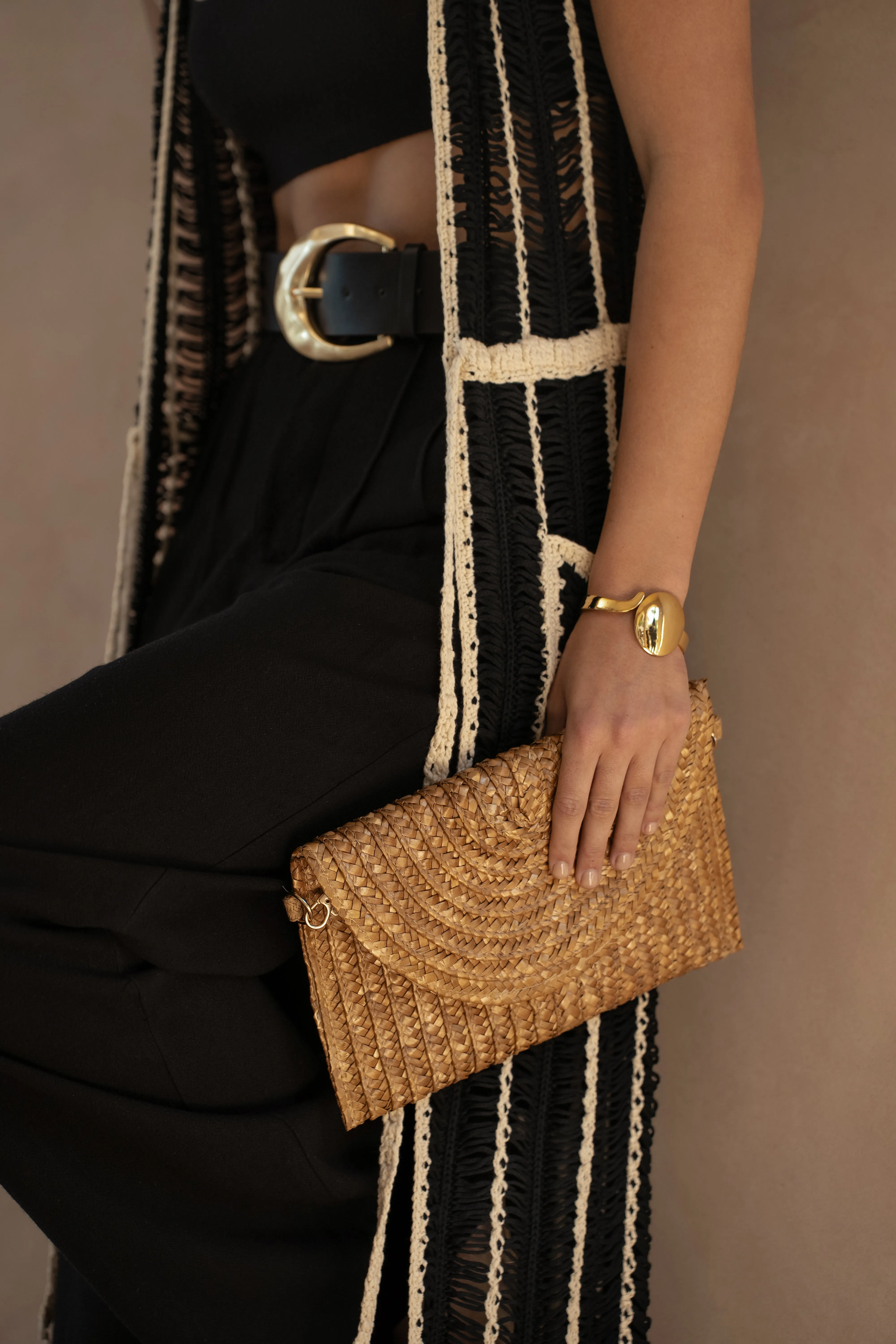 Gold Lola Hinge Bracelet sold by JLUXLABEL product image thumbnail 2