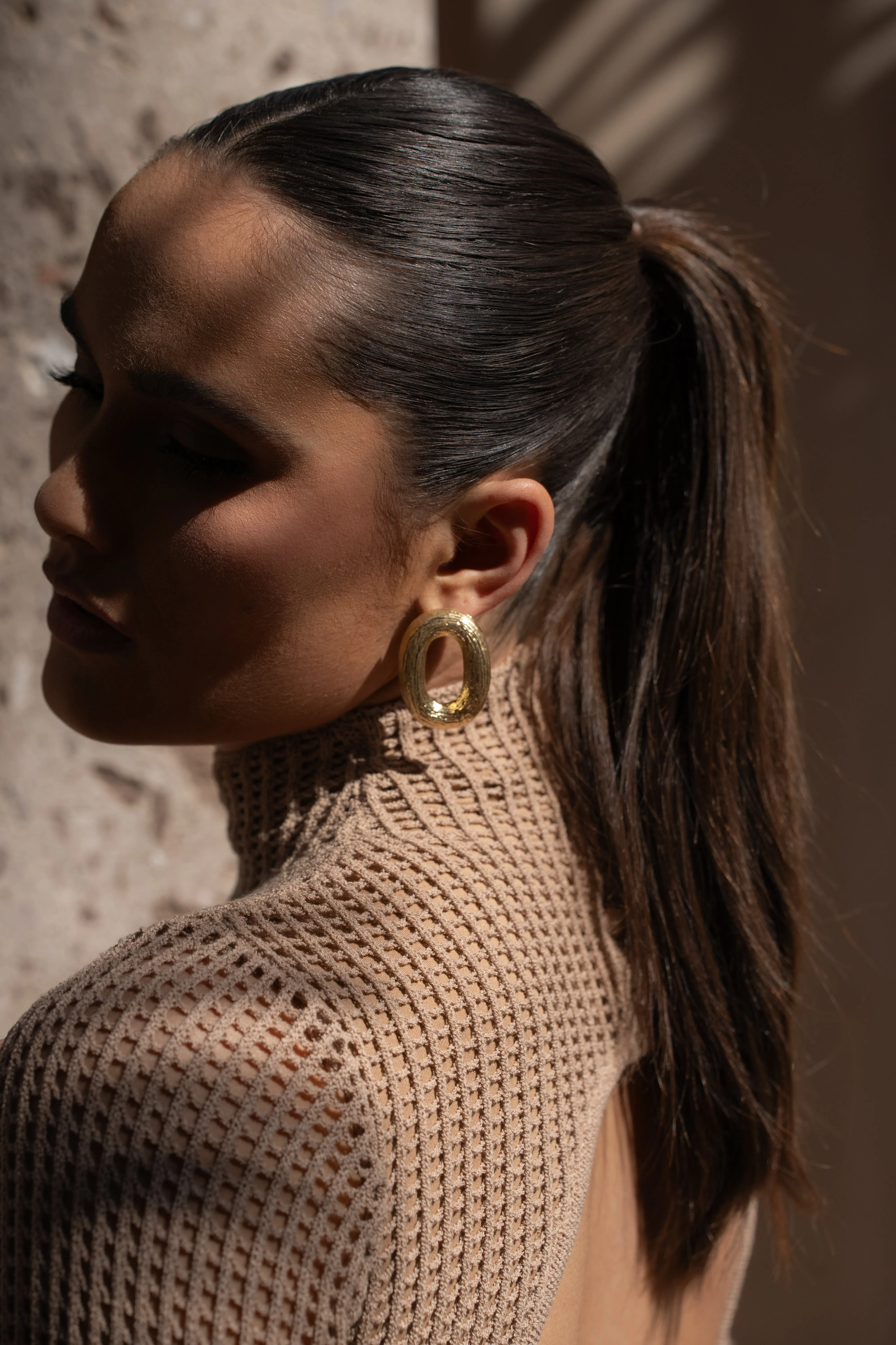 Gold Aspire To Shine Earrings sold by JLUXLABEL product image thumbnail 2