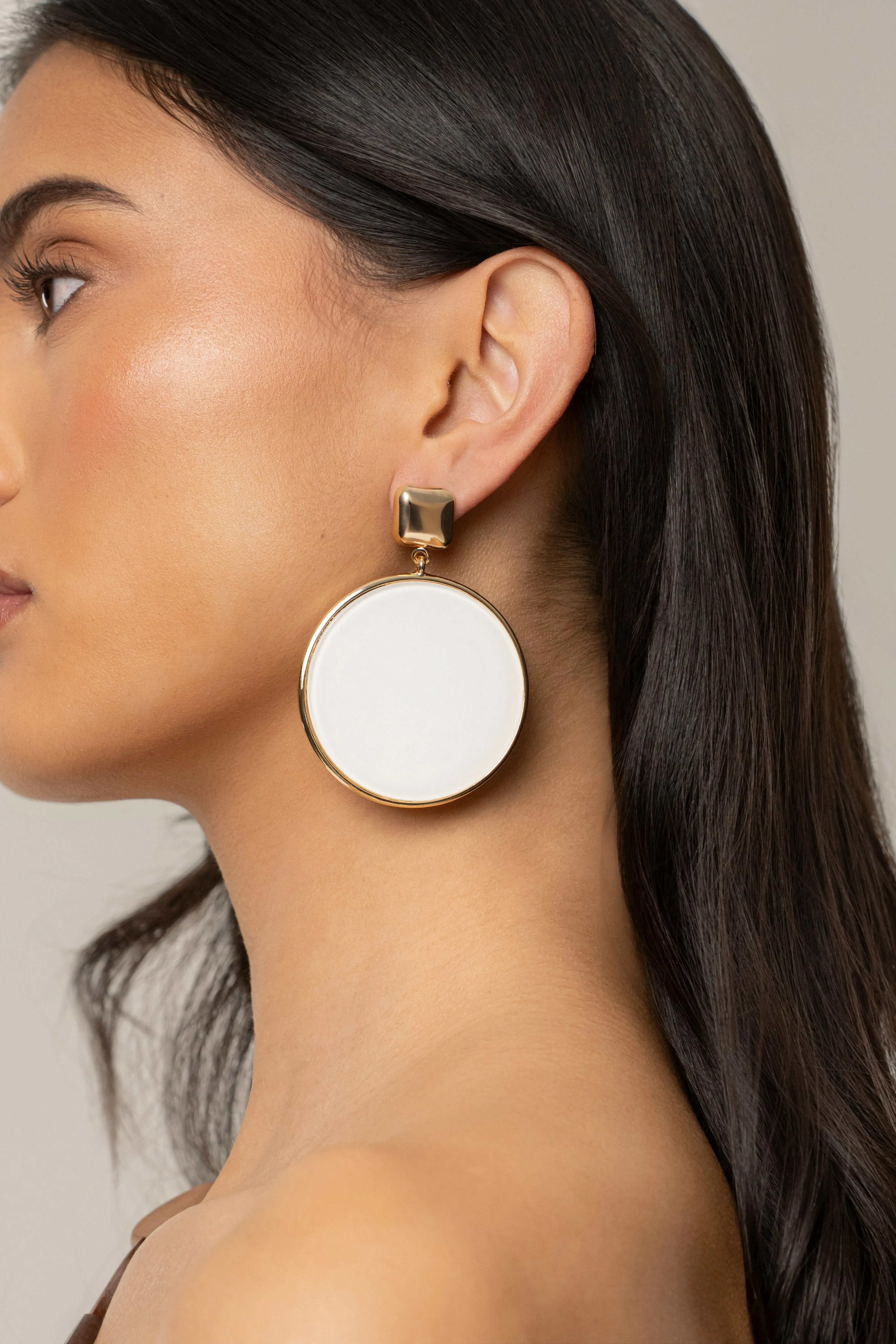 Gold Mia Dangle Earrings sold by JLUXLABEL product image thumbnail 3