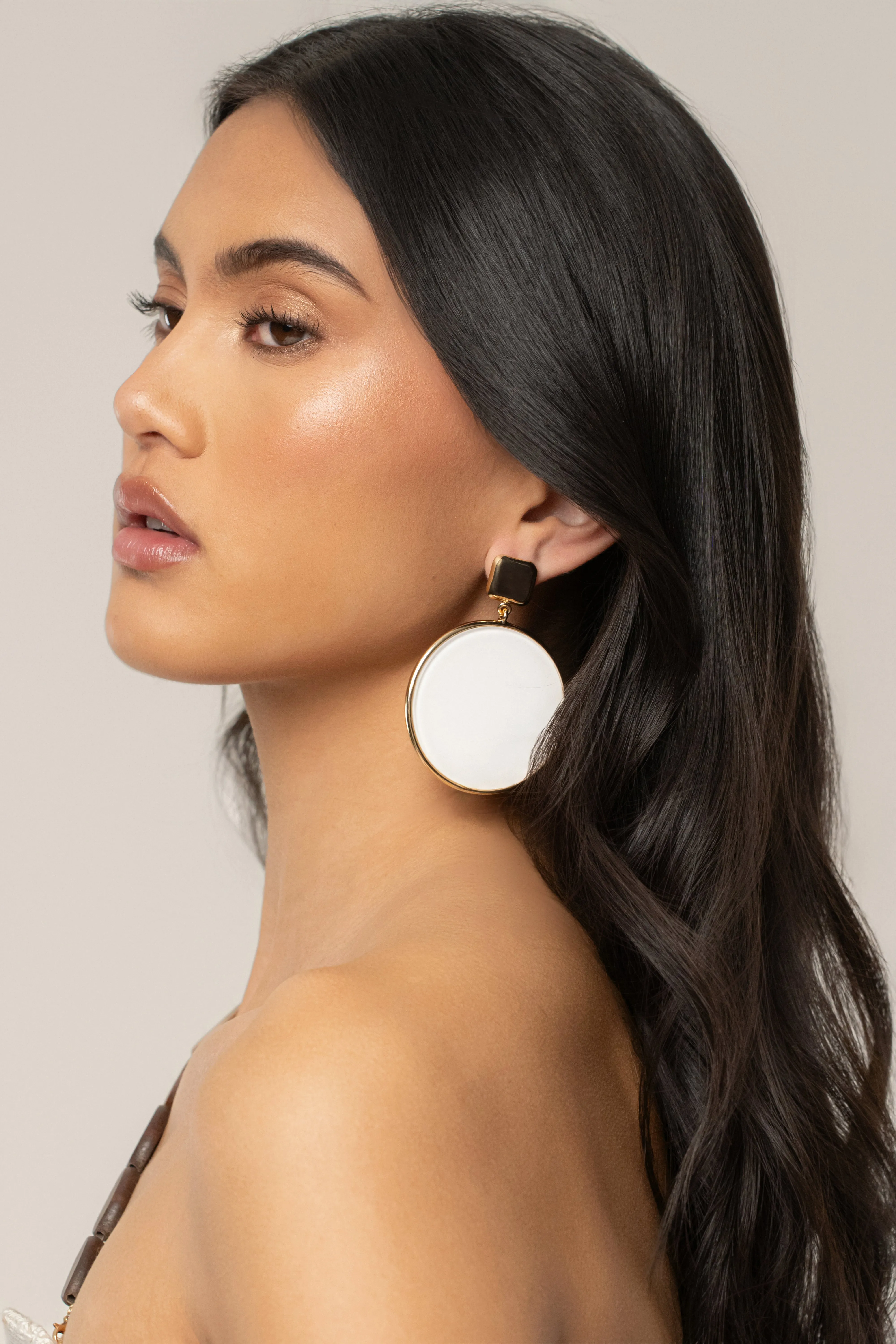 Gold Mia Dangle Earrings sold by JLUXLABEL