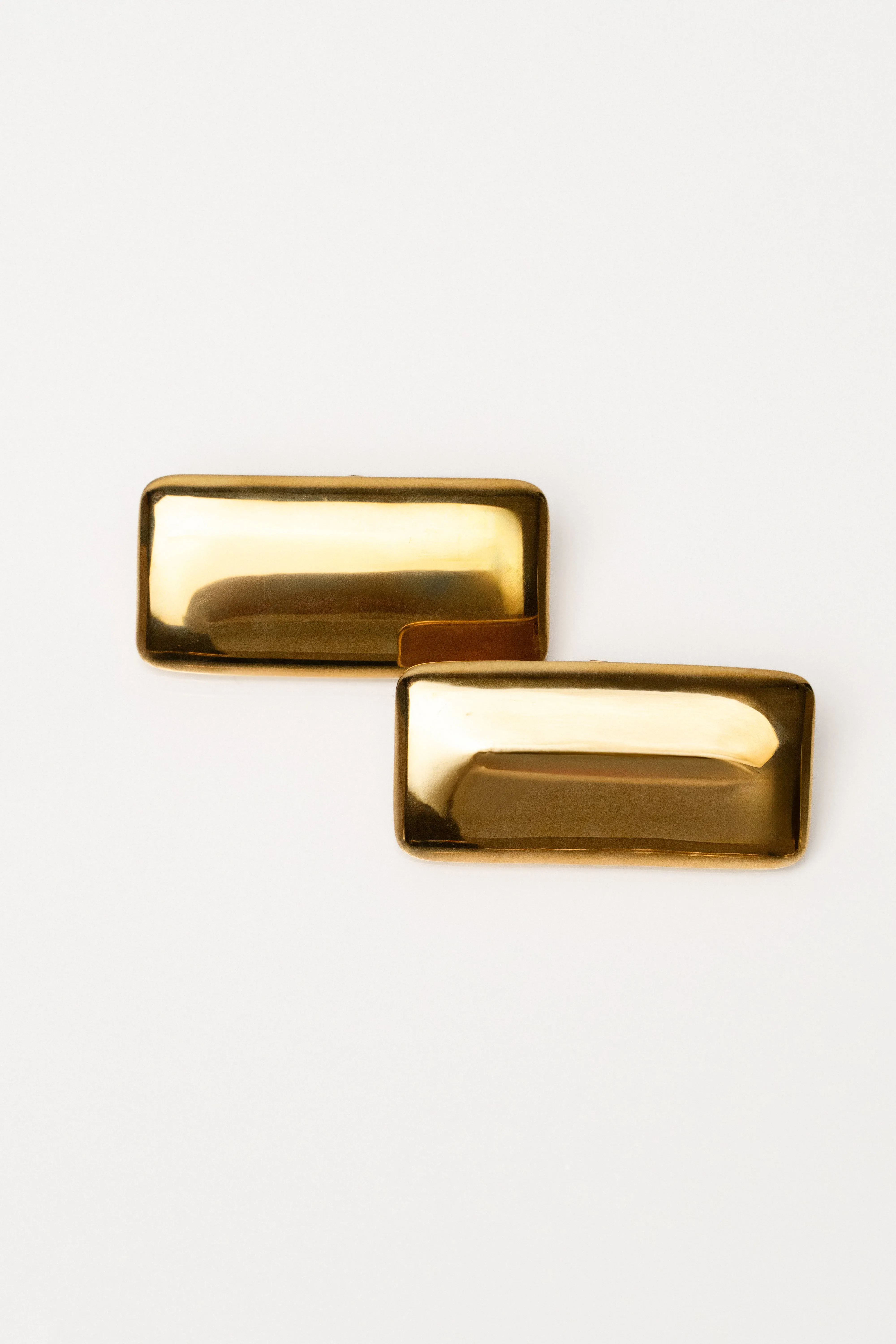Gold Hazel Rectangle Earrings sold by JLUXLABEL product image thumbnail 5
