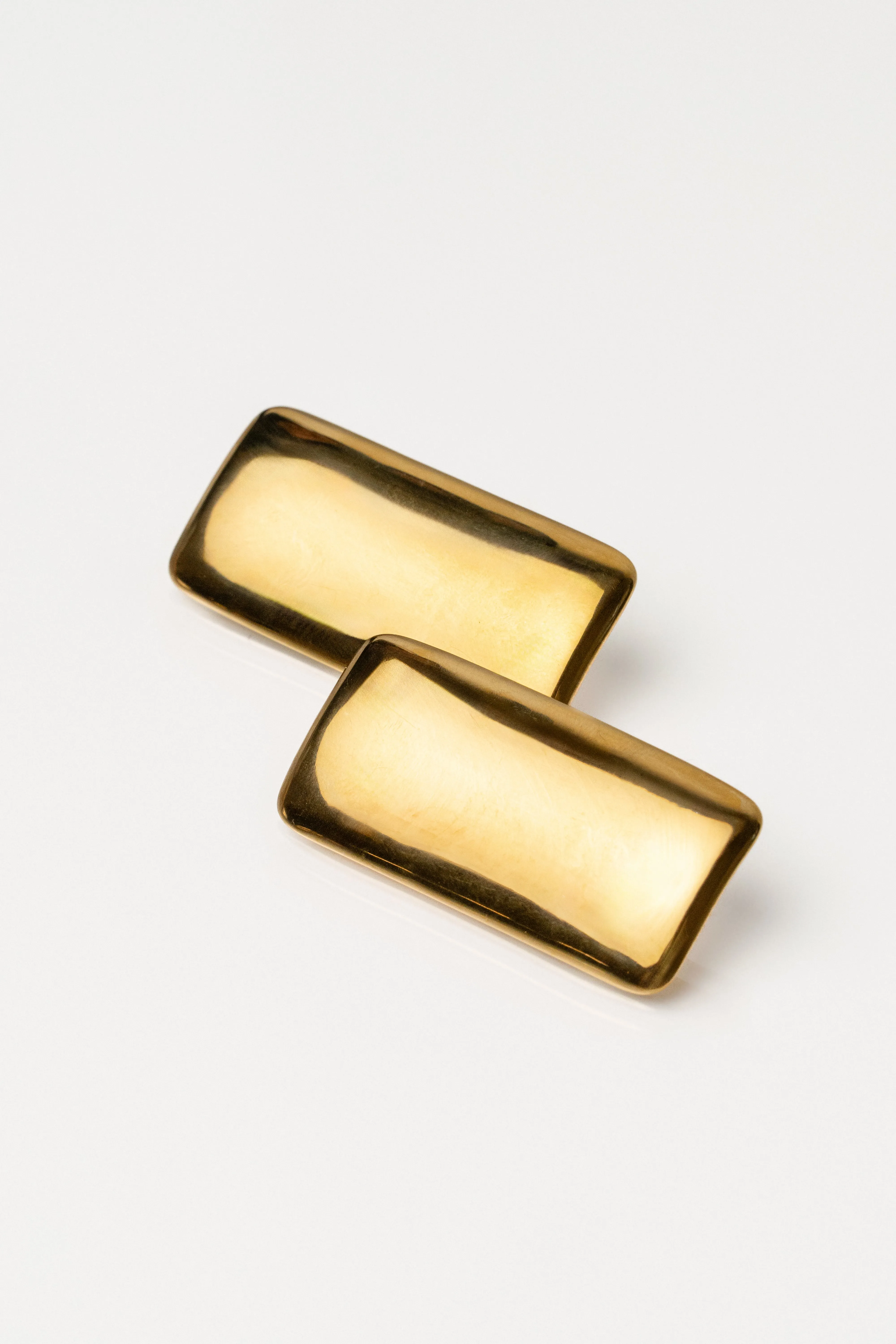 Gold Hazel Rectangle Earrings sold by JLUXLABEL product image thumbnail 4