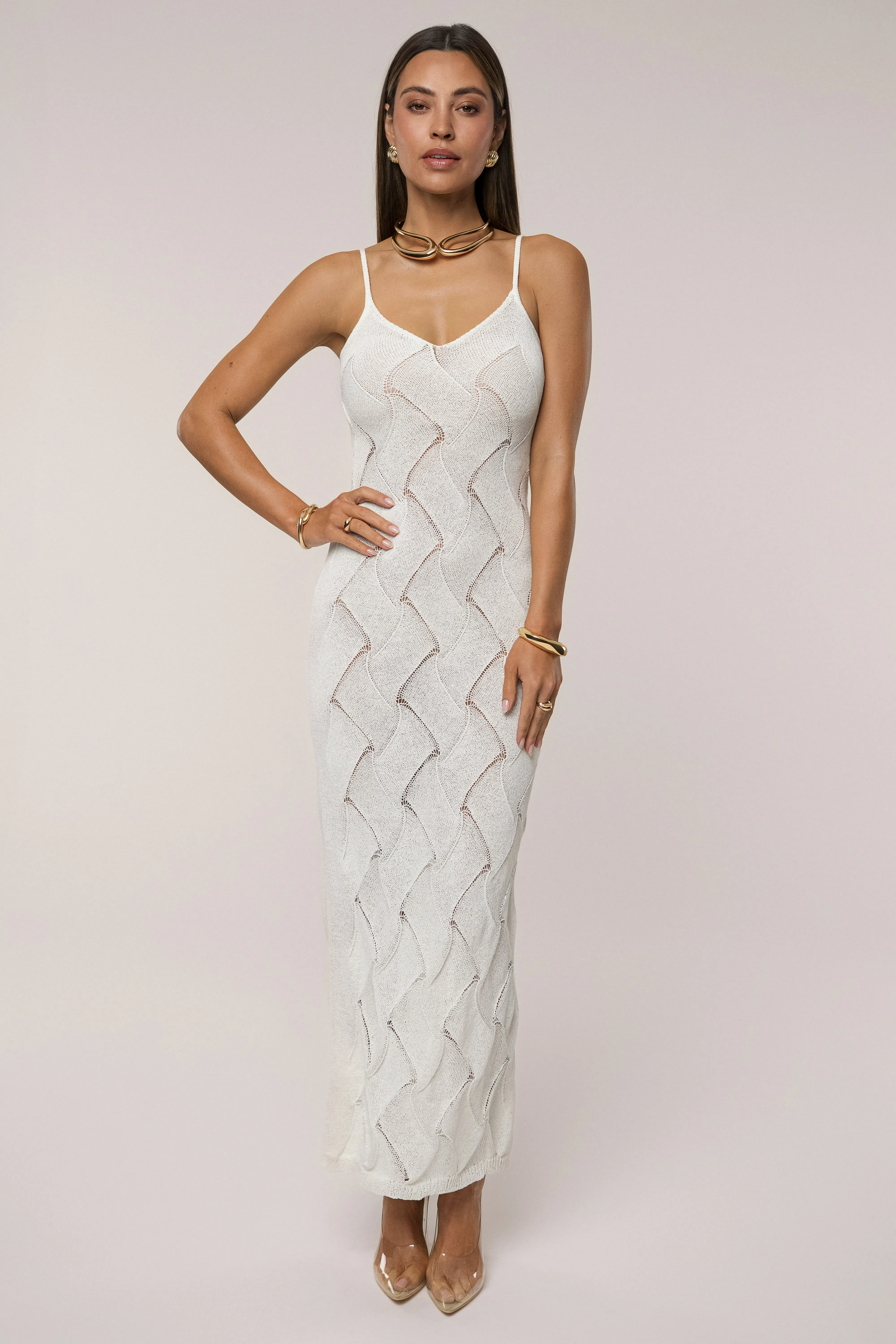 Ivory Betiana Maxi Dress sold by JLUXLABEL product image thumbnail 3