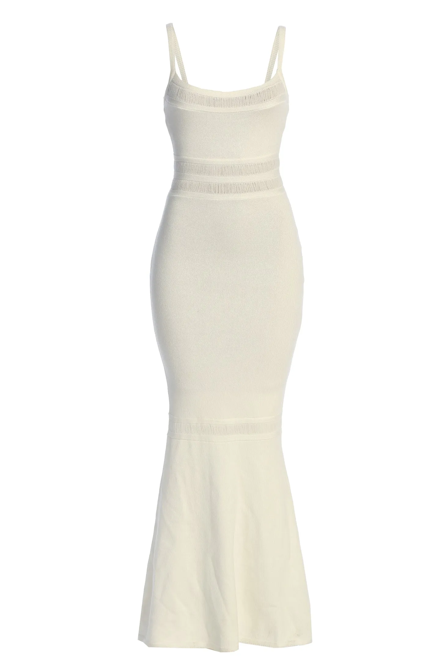 Ivory Lumen Knit Maxi Dress sold by JLUXLABEL product image thumbnail 4